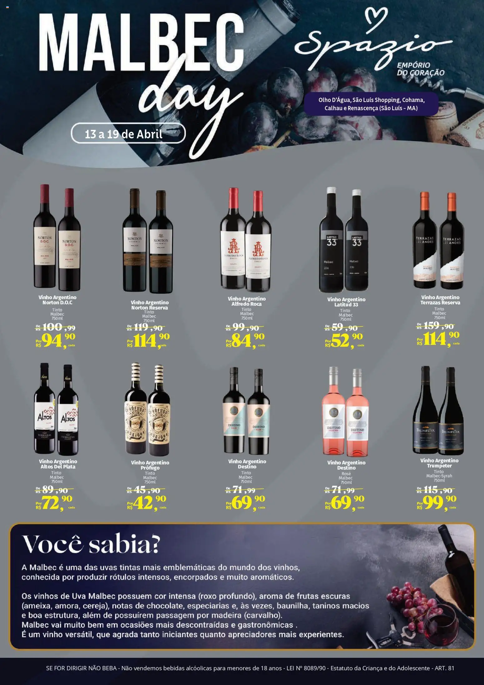 Mateus Folheto - válido de 13.04.2026 | Página: 1 | Produtos: Vinho, Uvas
