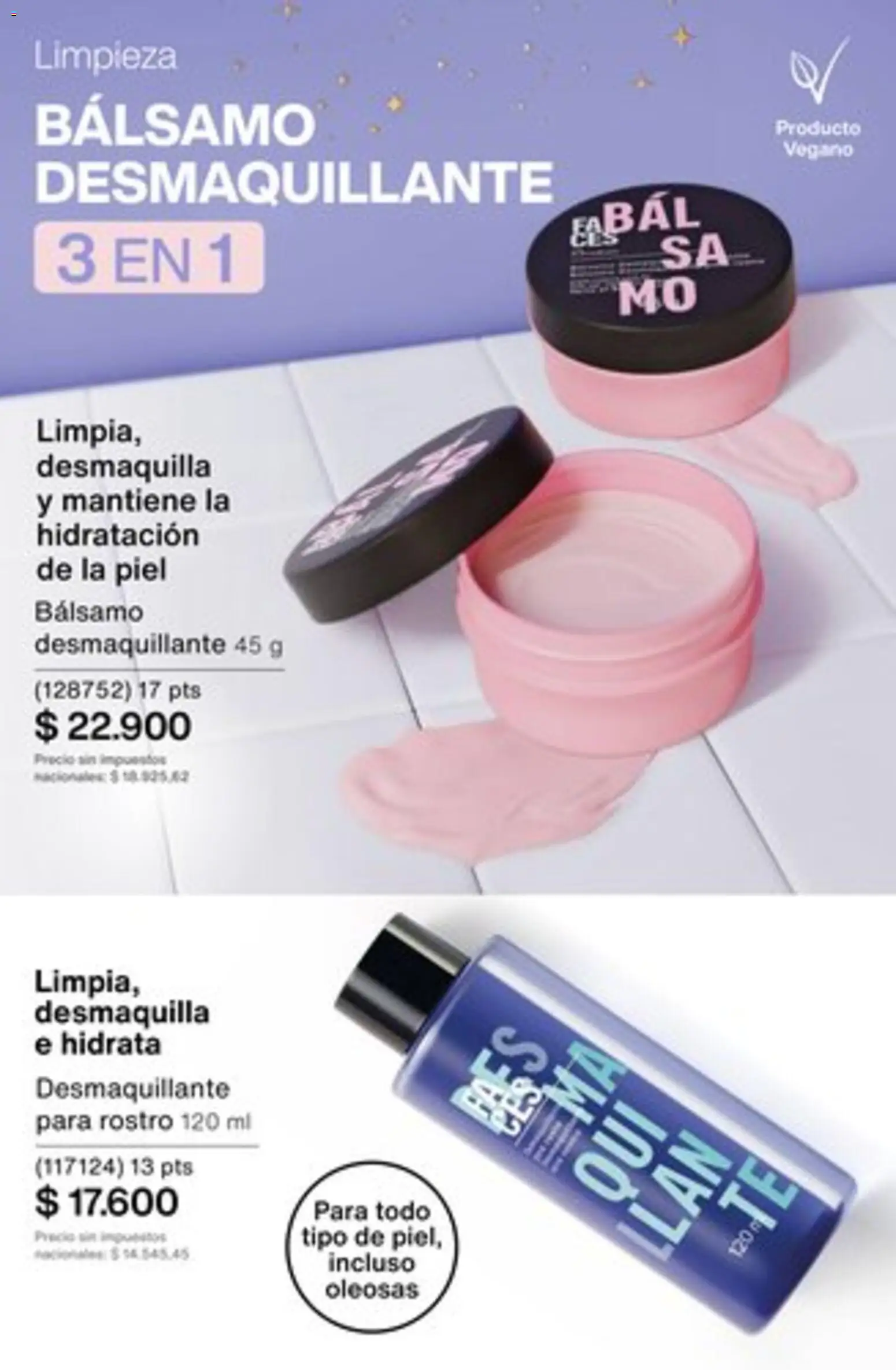 Catálogo Natura Ciclo 16/2025 │ válido desde el 01.11.2025 | Página: 195 | Productos: Desmaquillante, Bálsamo