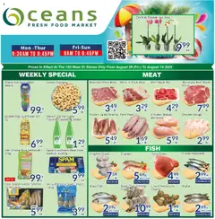 Preview of Oceans weekly flyer / circulaire from shop Oceans valid from 08.08.2025
