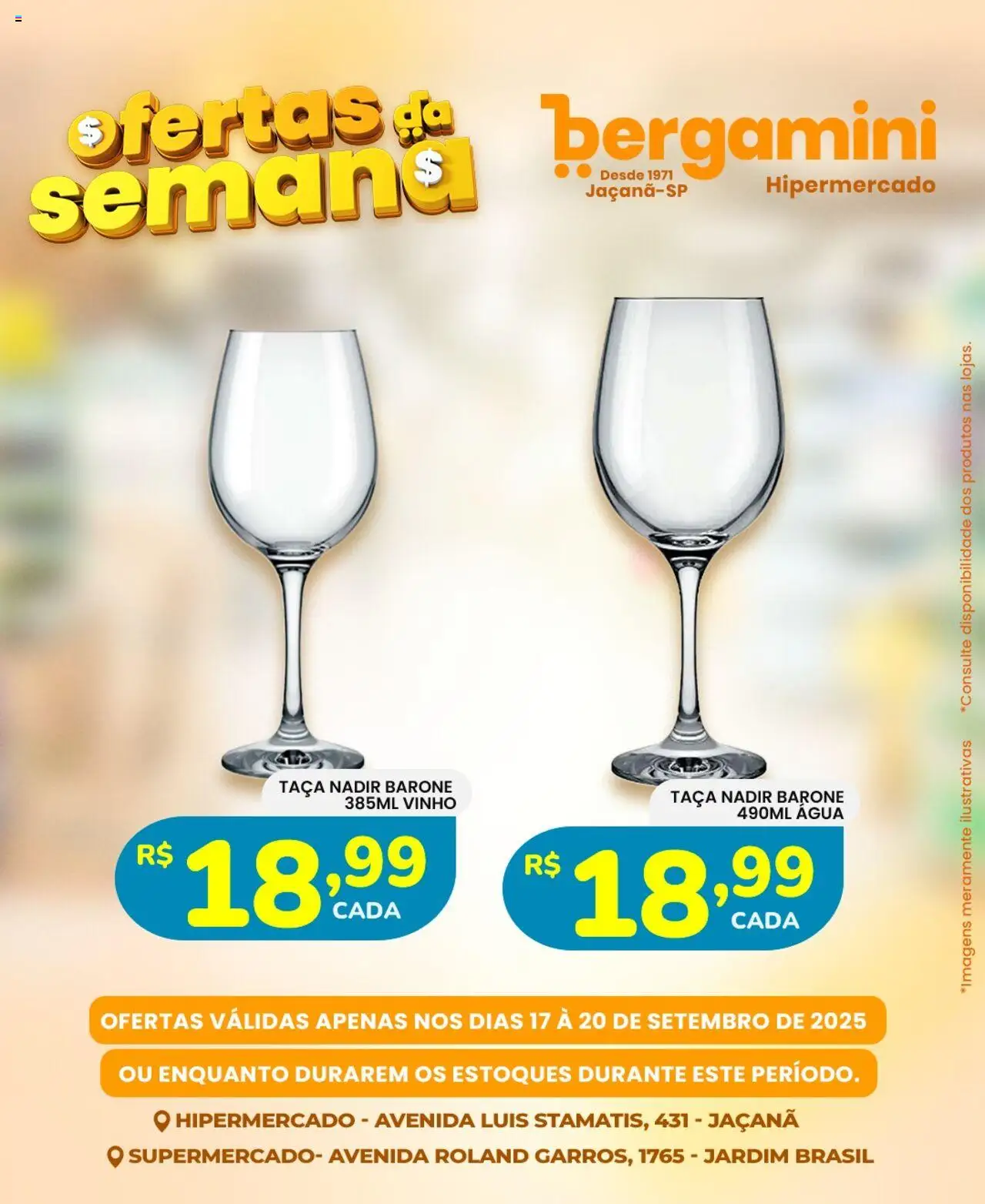 Supermercado Bergamini Folheto - válido de 17.09.2025 | Página: 23 | Produtos: Vinho