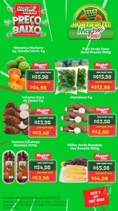 Mart Minas - Ofertas Hortifruti - Pré-Visualização do folheto da loja Mart Minas, válido de 06.08.2025