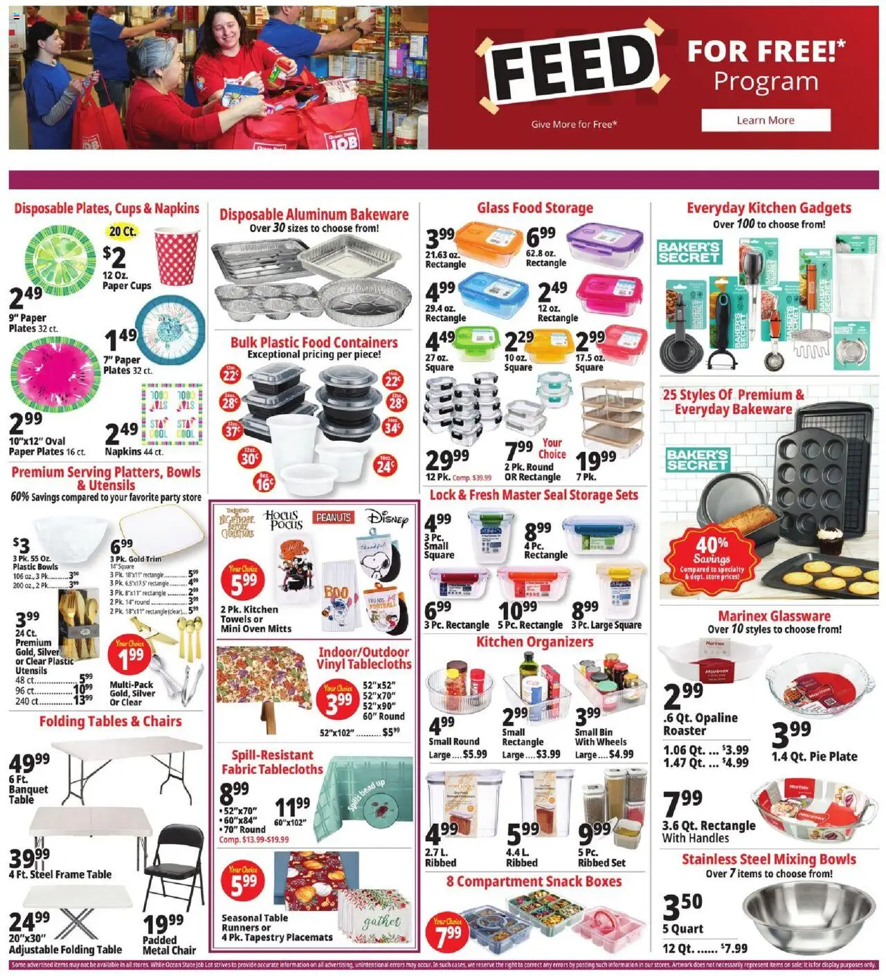 Ocean State Job Lot Weekly Ad - MA - valid from 11.09.2025 | Page: 7 | Products: Table, Chair, Trim, Oven