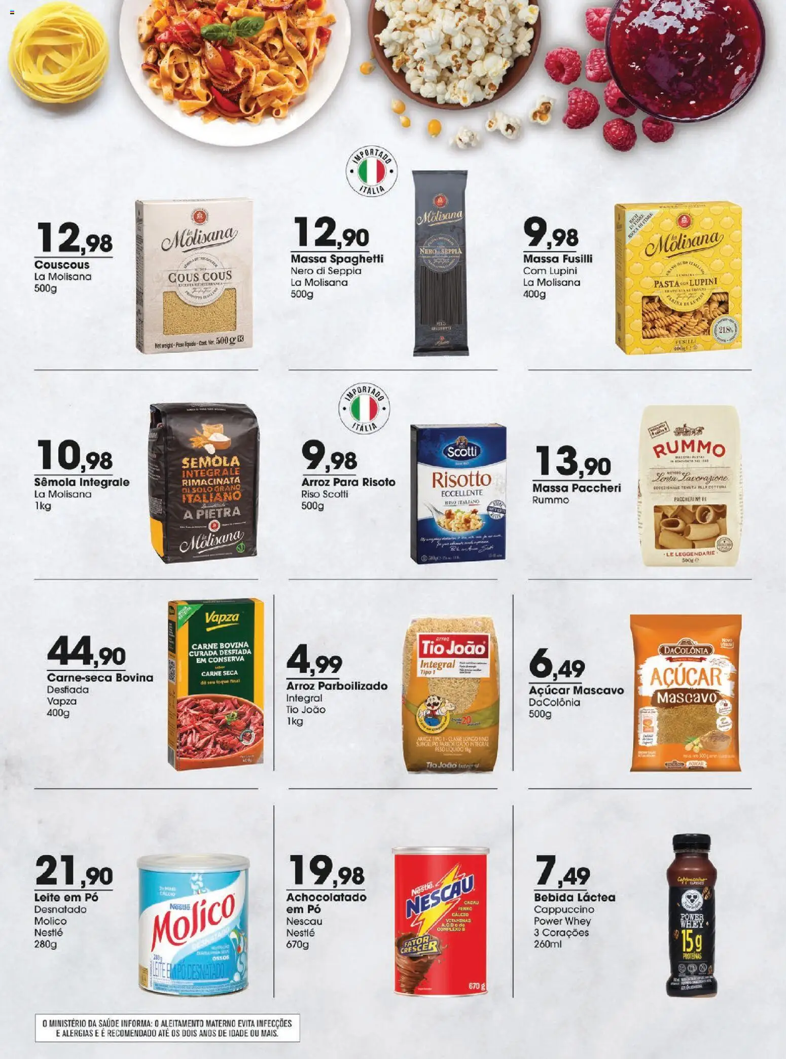 Zaffari Folheto - válido de 03.02.2026 | Página: 4 | Produtos: Carne, Bebida, Açúcar mascavo, Leite em pó