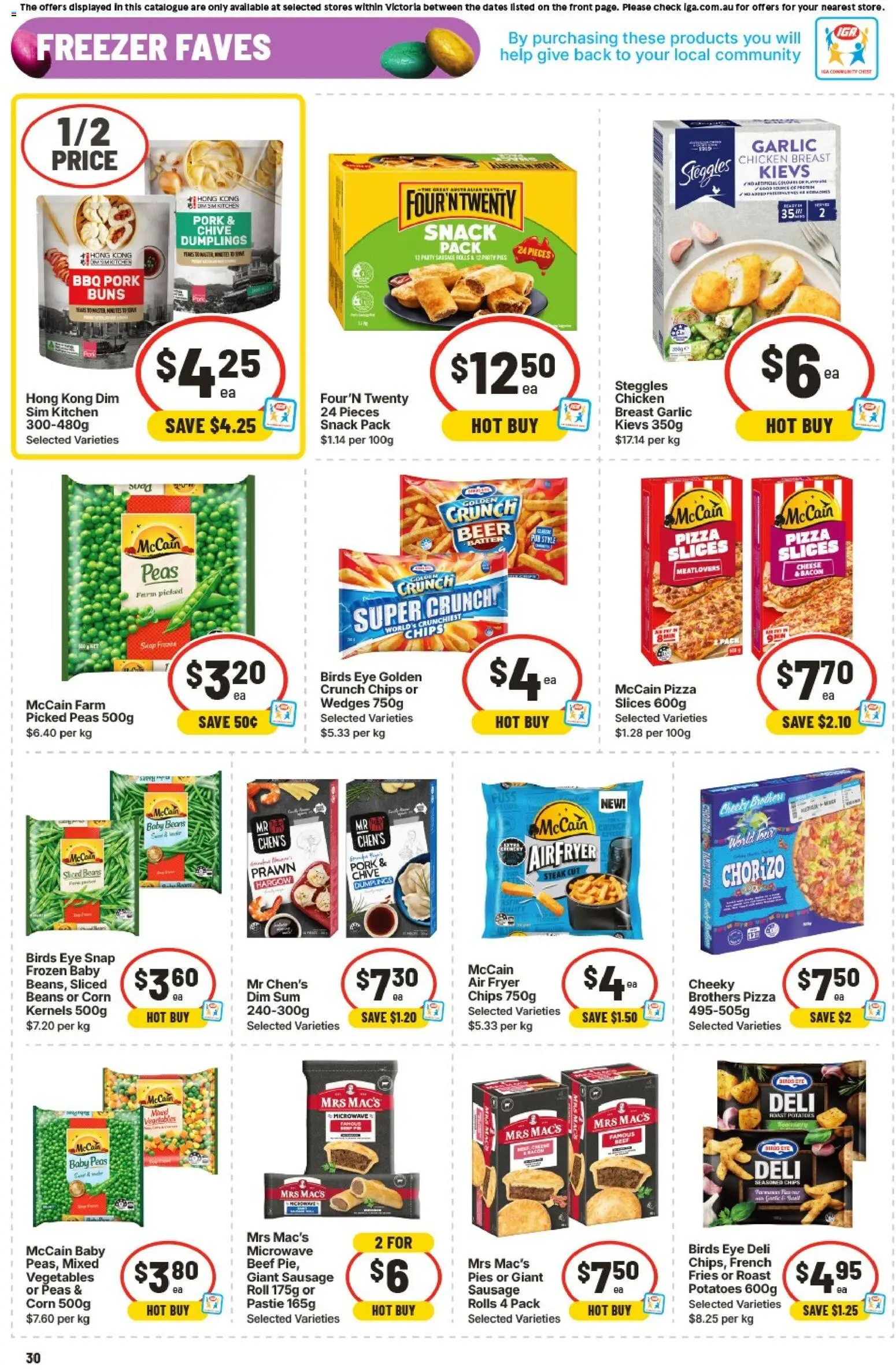 Ritchies catalogue - valid from 25.03.2026 | Page: 30 | Products: Bacon, Beer, Vegetables, Freezer