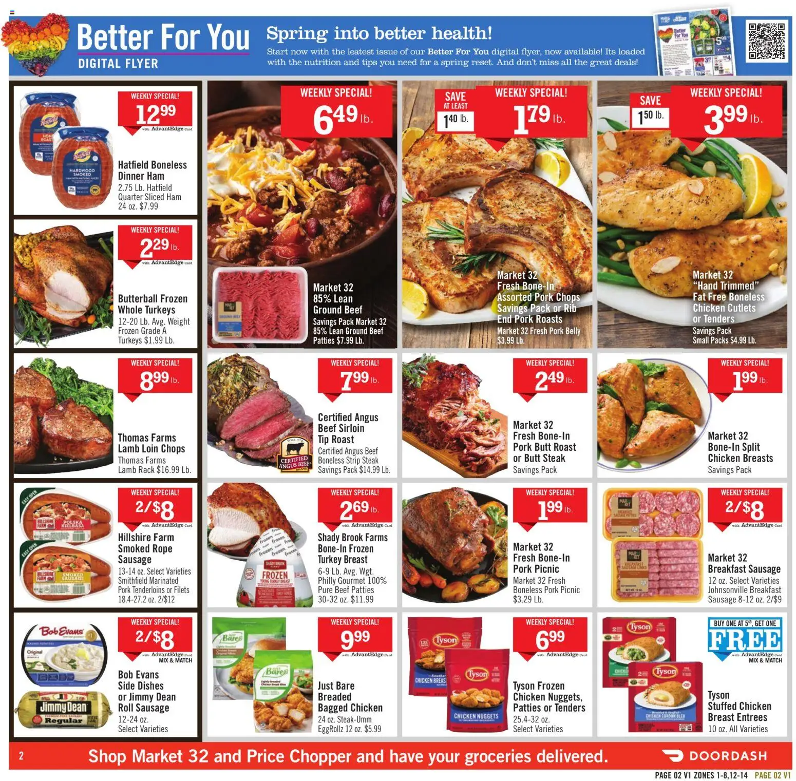 Price Chopper - Weekly Flyer - valid from 29.03.2026 | Page: 2 | Products: Ham, Pork, Beef, Sausage