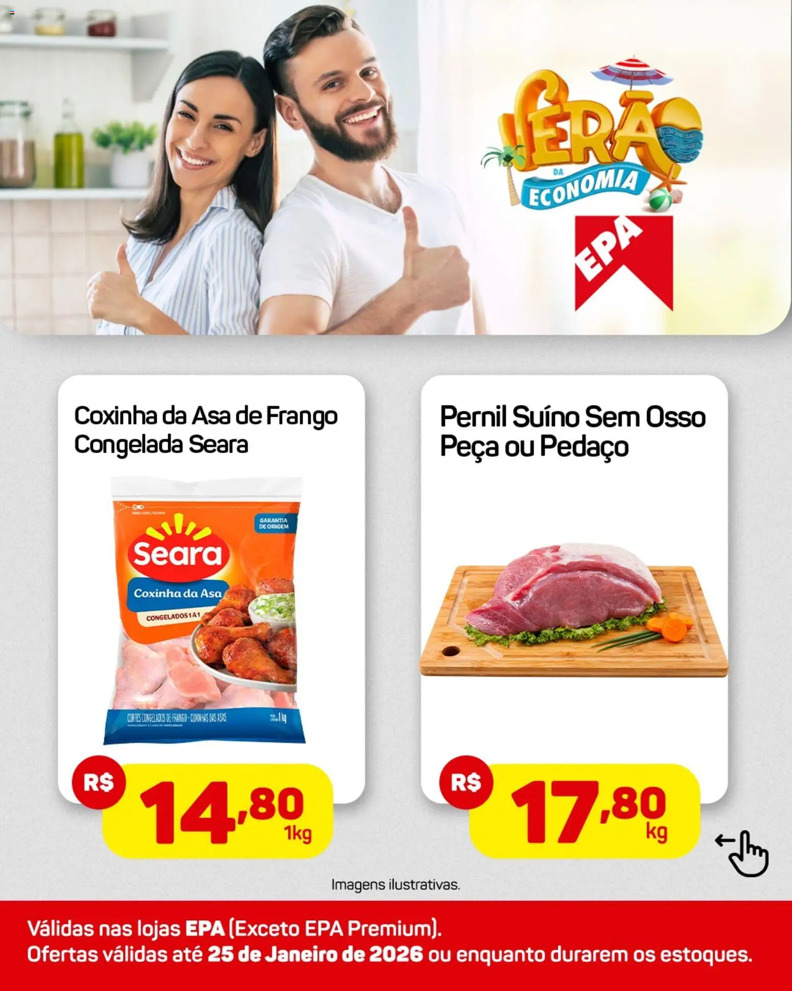 EPA Folheto - válido de 19.01.2026 | Página: 1 | Produtos: Asa de frango, Pernil, Frango