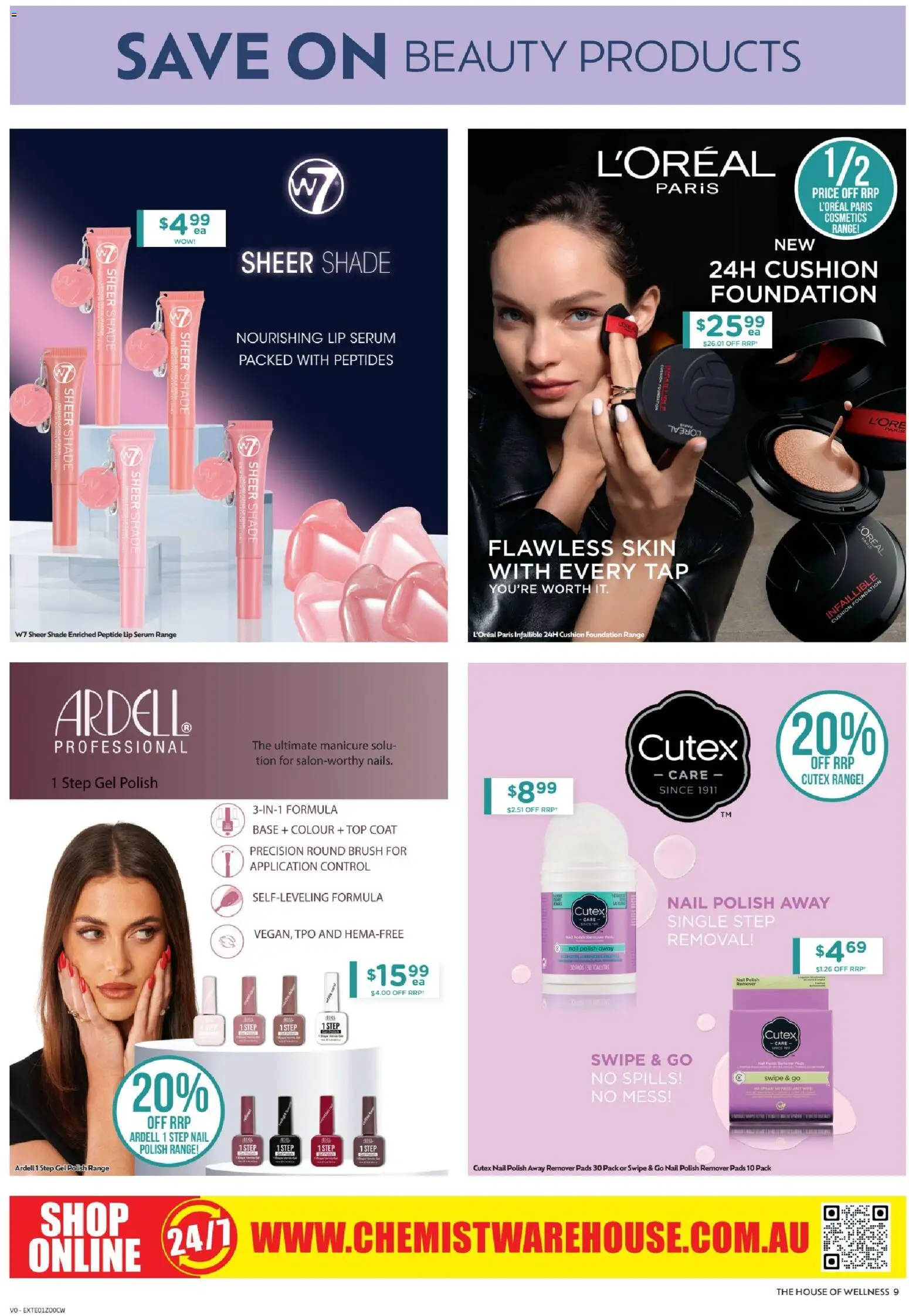 Chemist Warehouse catalogue - valid from 15.01.2026 | Page: 9 | Products: Nail polish, Tap, Coat, Manicure