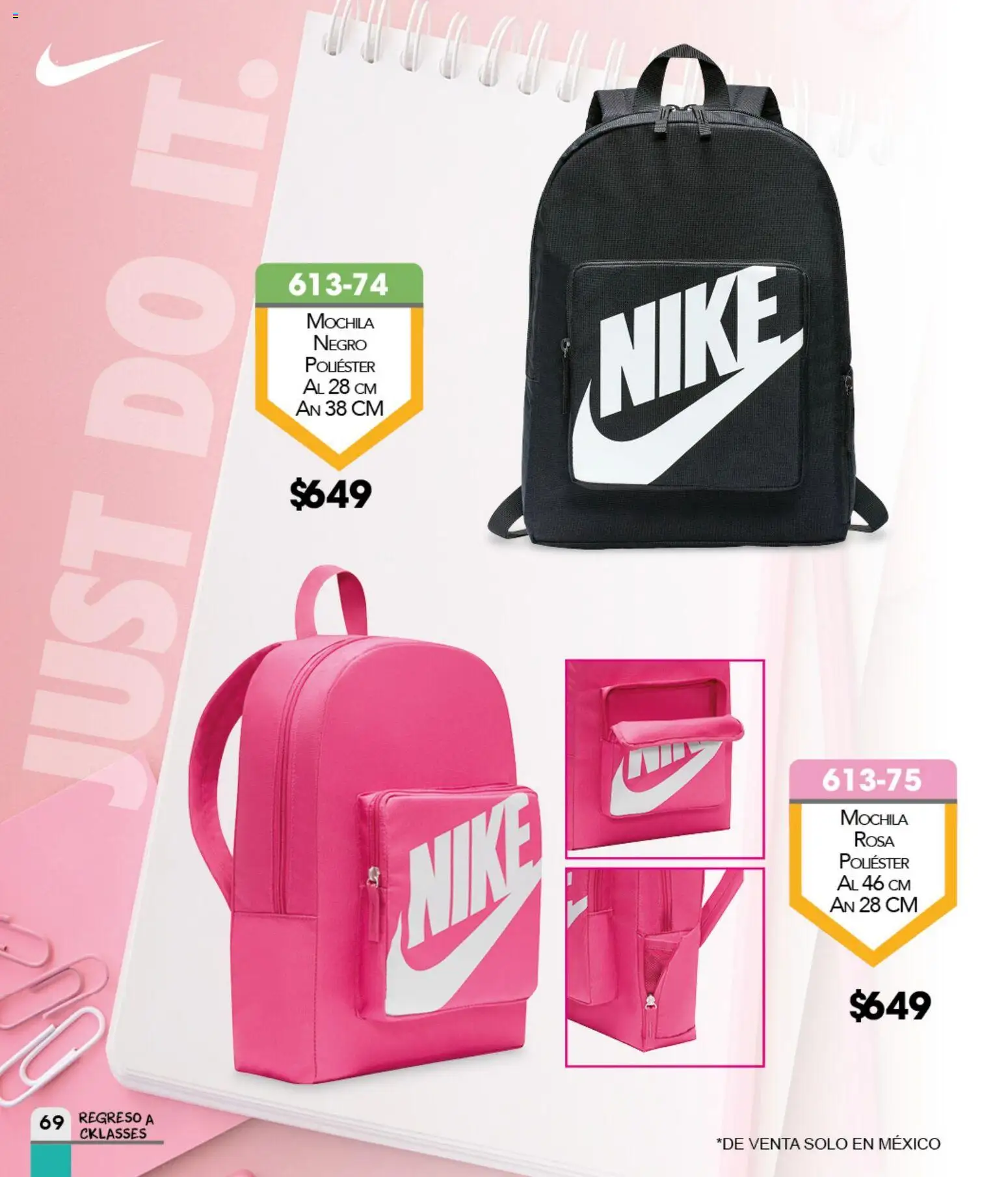 Nuevas ofertas de Cklass válidas en toda la República Mexicana desde el 06.01.2026. ¡Encuentra las mejores ofertas en Cklass catálogo Regreso a clases 2026! | Página: 70 | Productos: Mochila