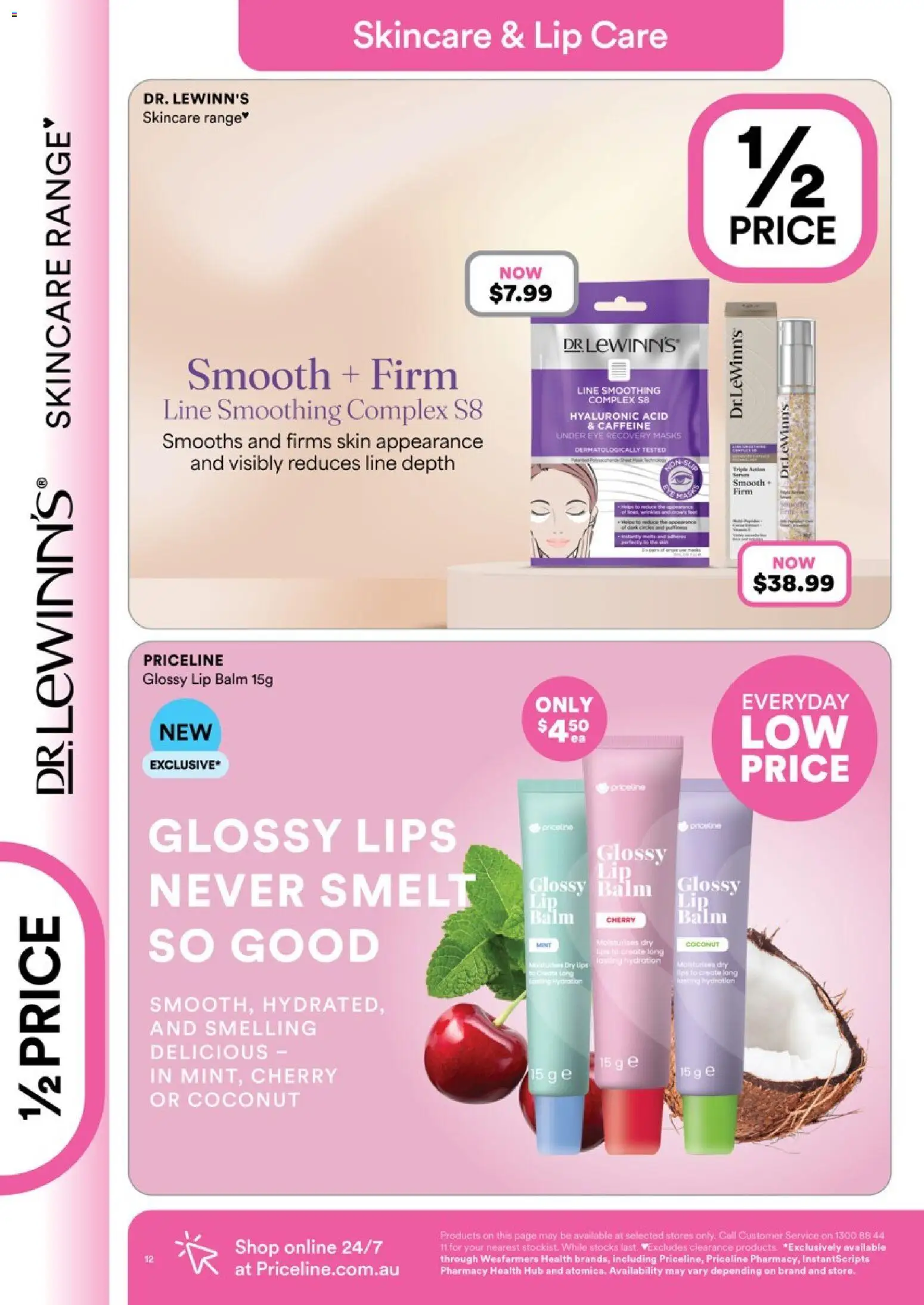 Priceline Pharmacy catalogue - valid from 30.10.2025 | Page: 12 | Products: Lip care