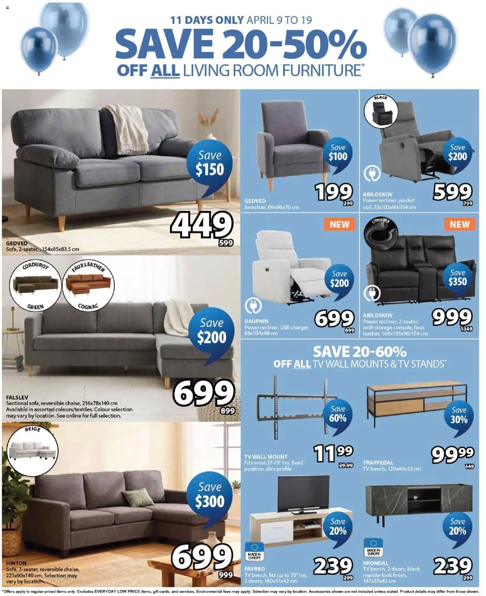 JYSK flyer valid from 09.04.2026 | Page: 10 | Products: Tv