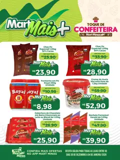 Mart Minas - Ofertas de confeitaria - Pré-Visualização do folheto da loja Mart Minas, válido de 30.12.2025