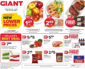 Preview of Giant weekly ads valid from 20.02.2026