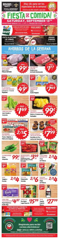 Preview of Rouses weekly ads valid from 10.09.2025