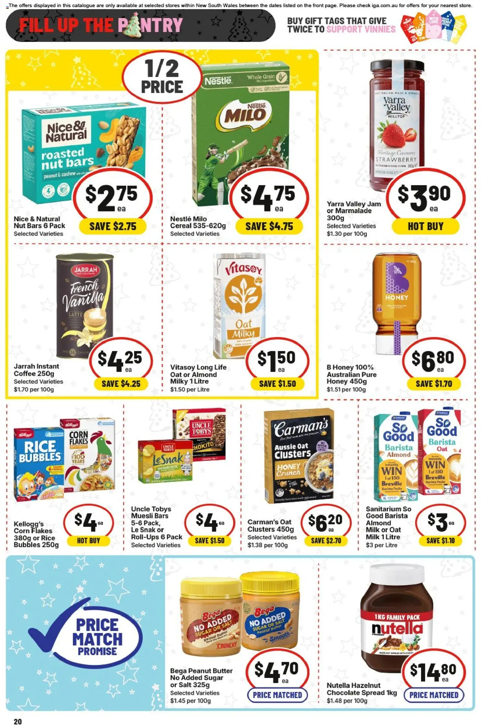 IGA catalogue - valid from 26.11.2025 | Page: 19 | Products: Milk, Coffee, Cereal, Salt