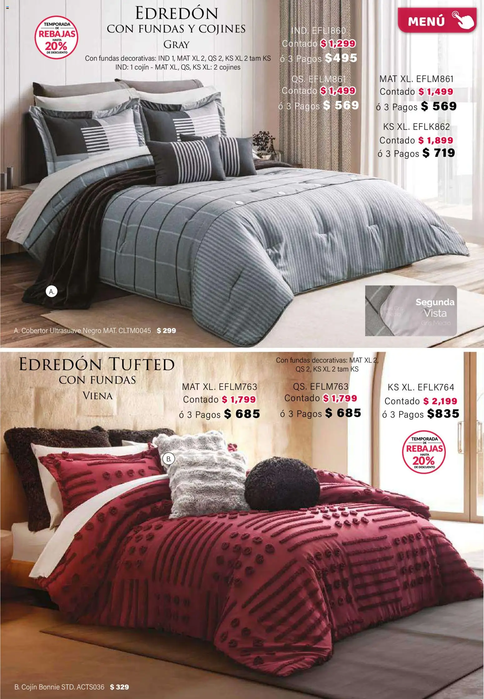 Nuevas ofertas de Colchas Concord válidas en toda la República Mexicana desde el 01.02.2026. ¡Encuentra las mejores ofertas en Colchas Concord catálogo! | Página: 16 | Productos: Cobertor