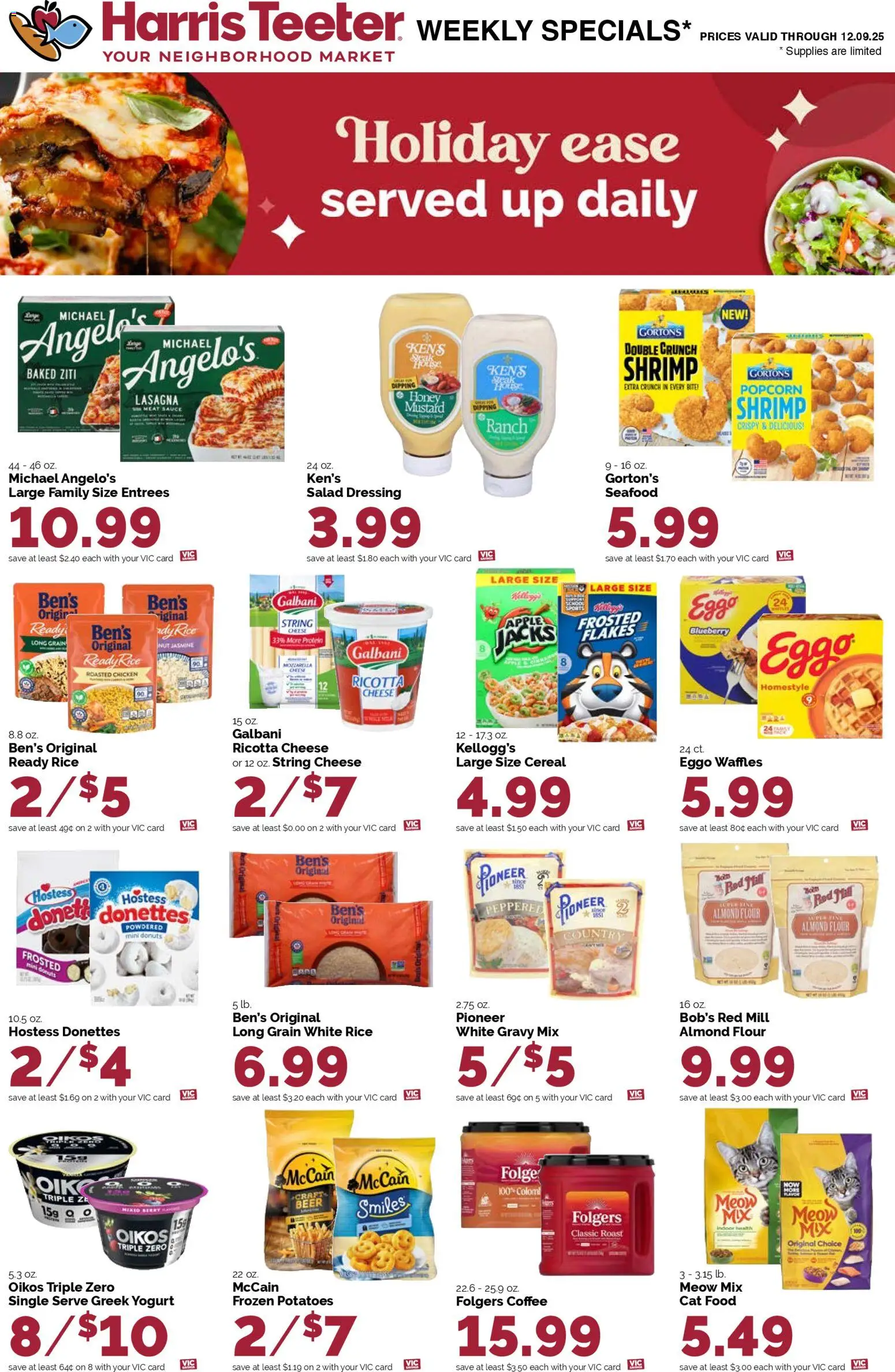 Harris Teeter Weekly Ad - NC - valid from 03.12.2025 | Page: 15 | Products: Cat Food, Yogurt, Flakes, Sauce