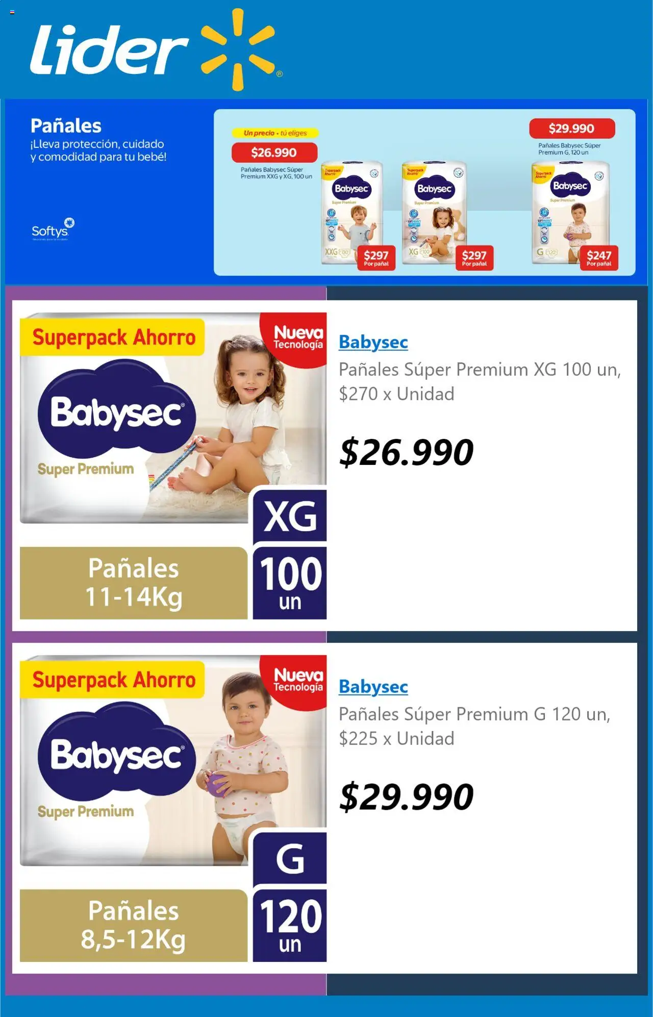 Lider ofertas  │ válido desde el 30.07.2025 | Página: 5 | Productos: Pañales