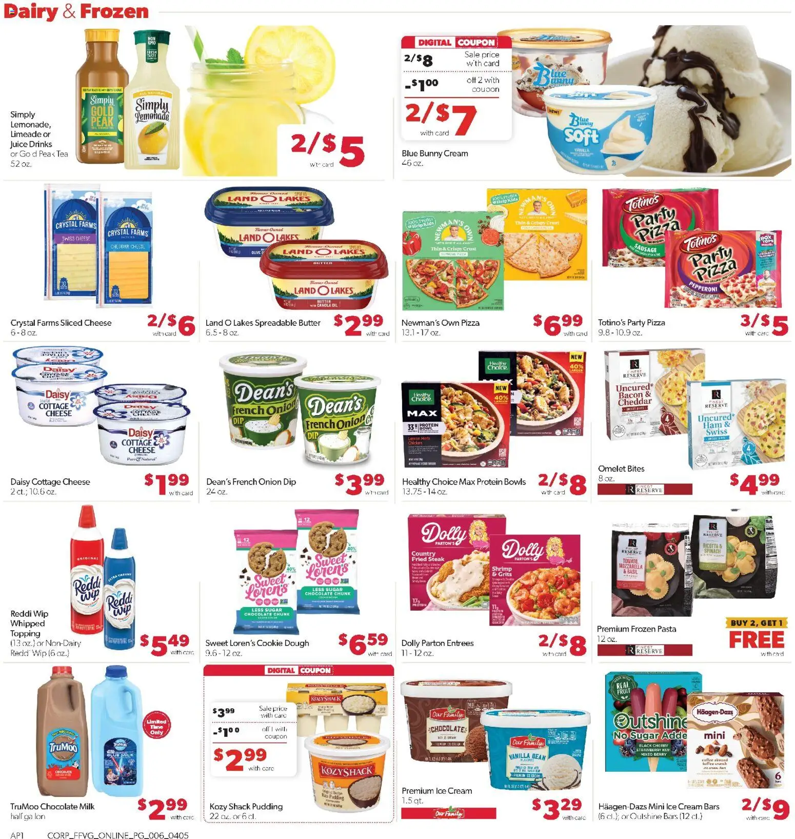 Family Fare Weekly Ad - valid from 05.04.2026 | Page: 10 | Products: Oil, Ham, Cream, Sugar