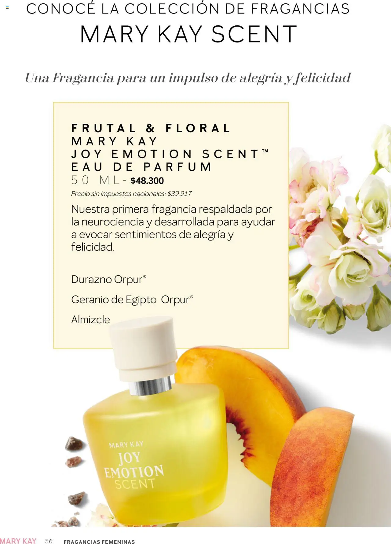 Mary Kay catálogo Invierno │ válido desde el 01.07.2025 | Página: 56 | Productos: Durazno, Fragancia
