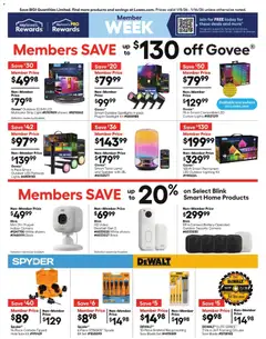 Preview of Lowe's weekly ads valid from 08.01.2026
