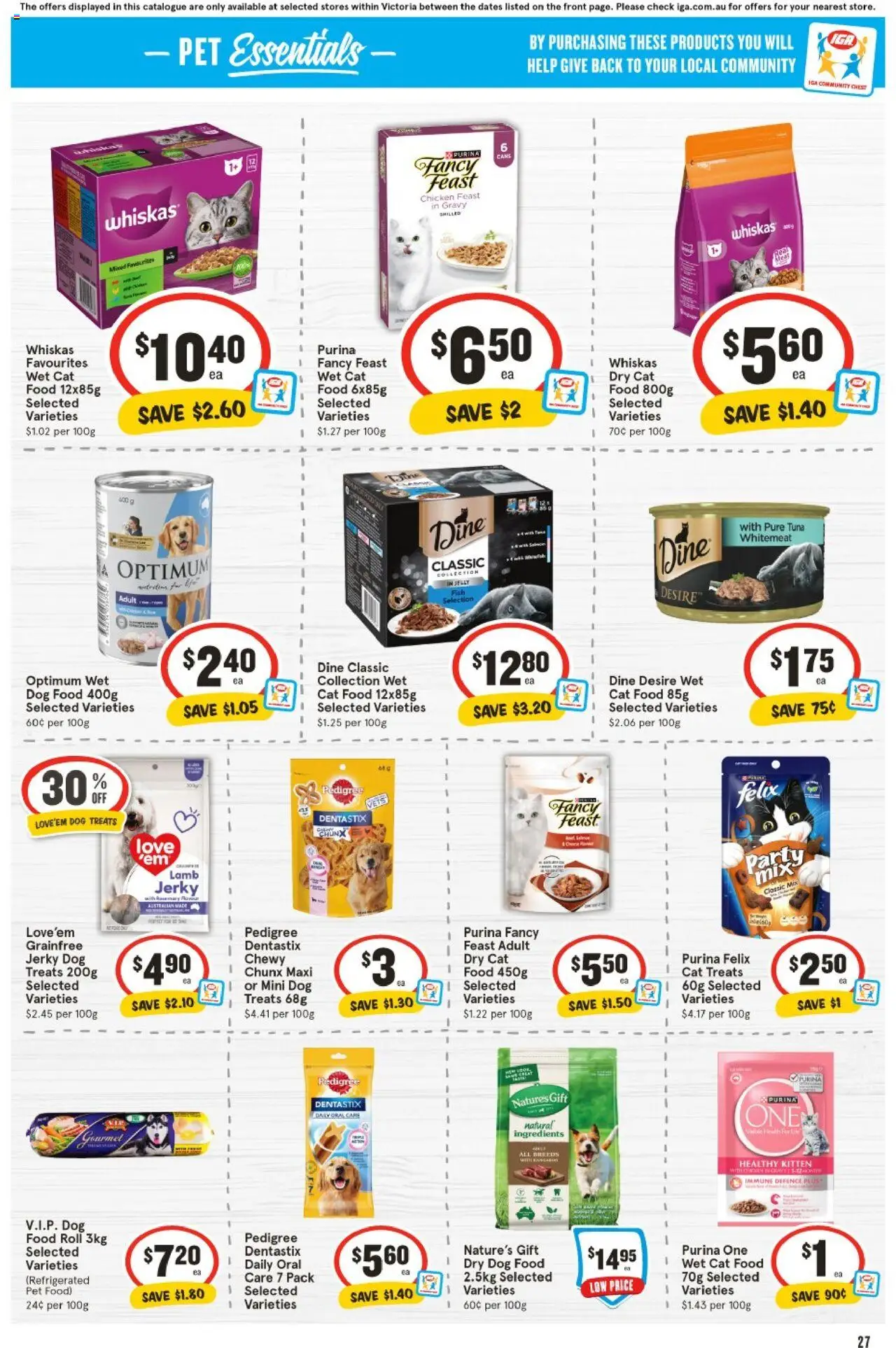 IGA catalogue - valid from 06.08.2025 | Page: 24 | Products: Chicken, Lamb, Fish, Tuna