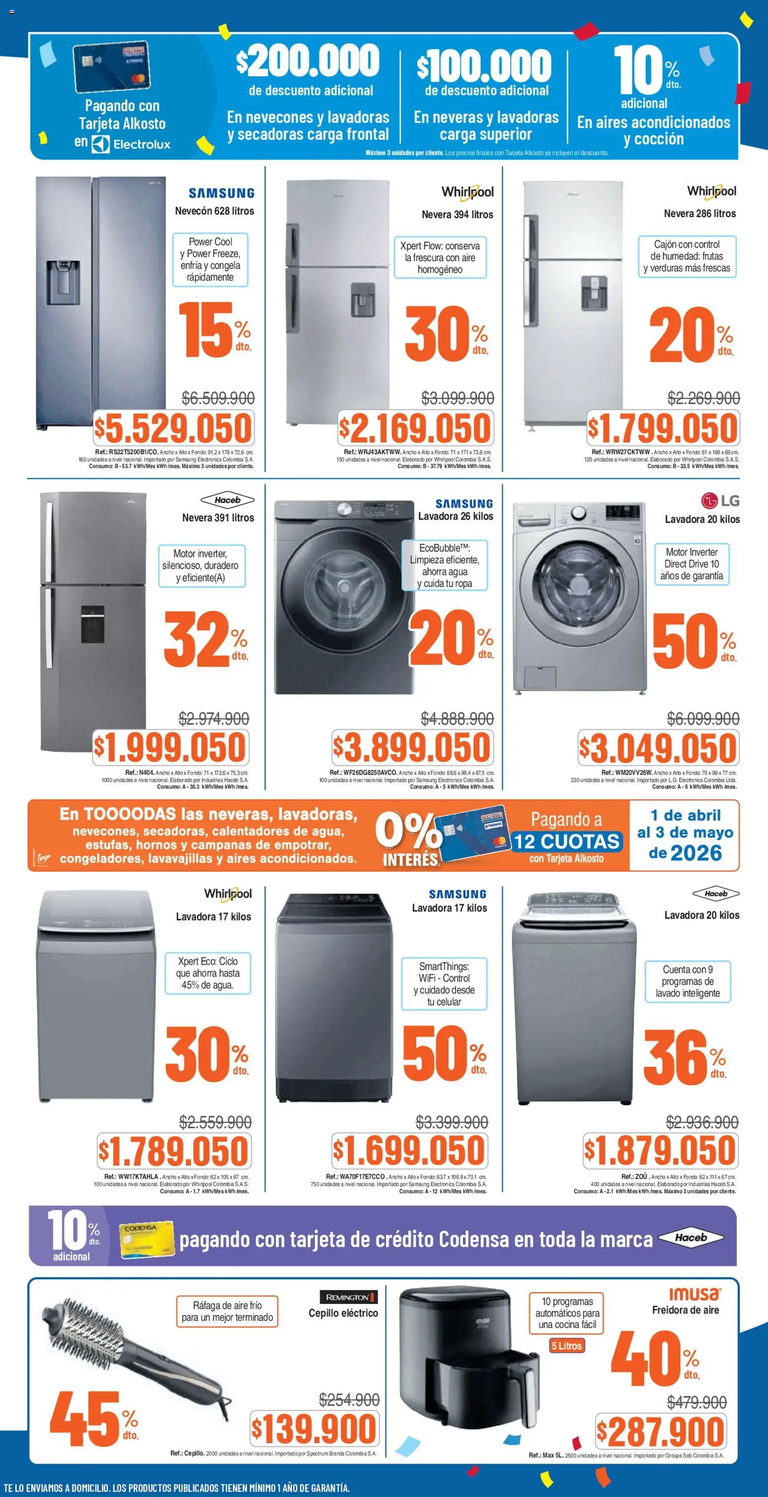 Ktronix revista - valida desde el 11.04.2026 | Página: 11 | Productos: Agua, Freidora, Cepillo, Nevera