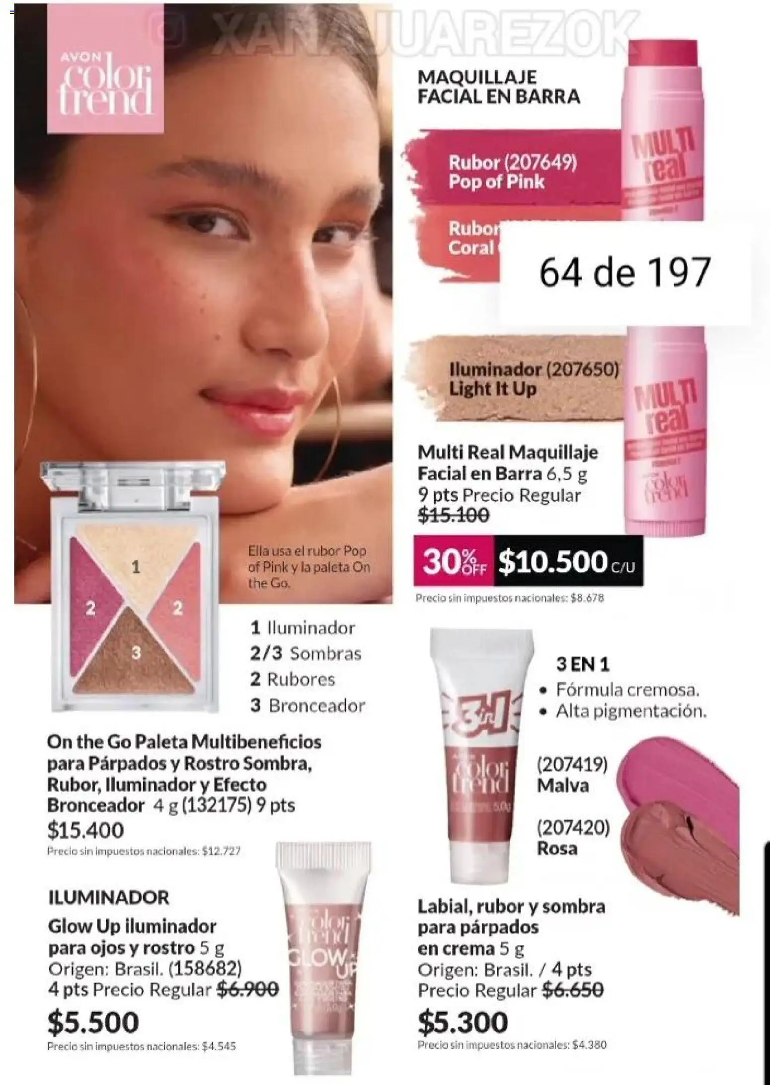 Catálogo AVON Campaña 15/2025 │ válido desde el 23.10.2025 | Página: 57 | Productos: Maquillaje, Iluminador, Bronceador, Crema