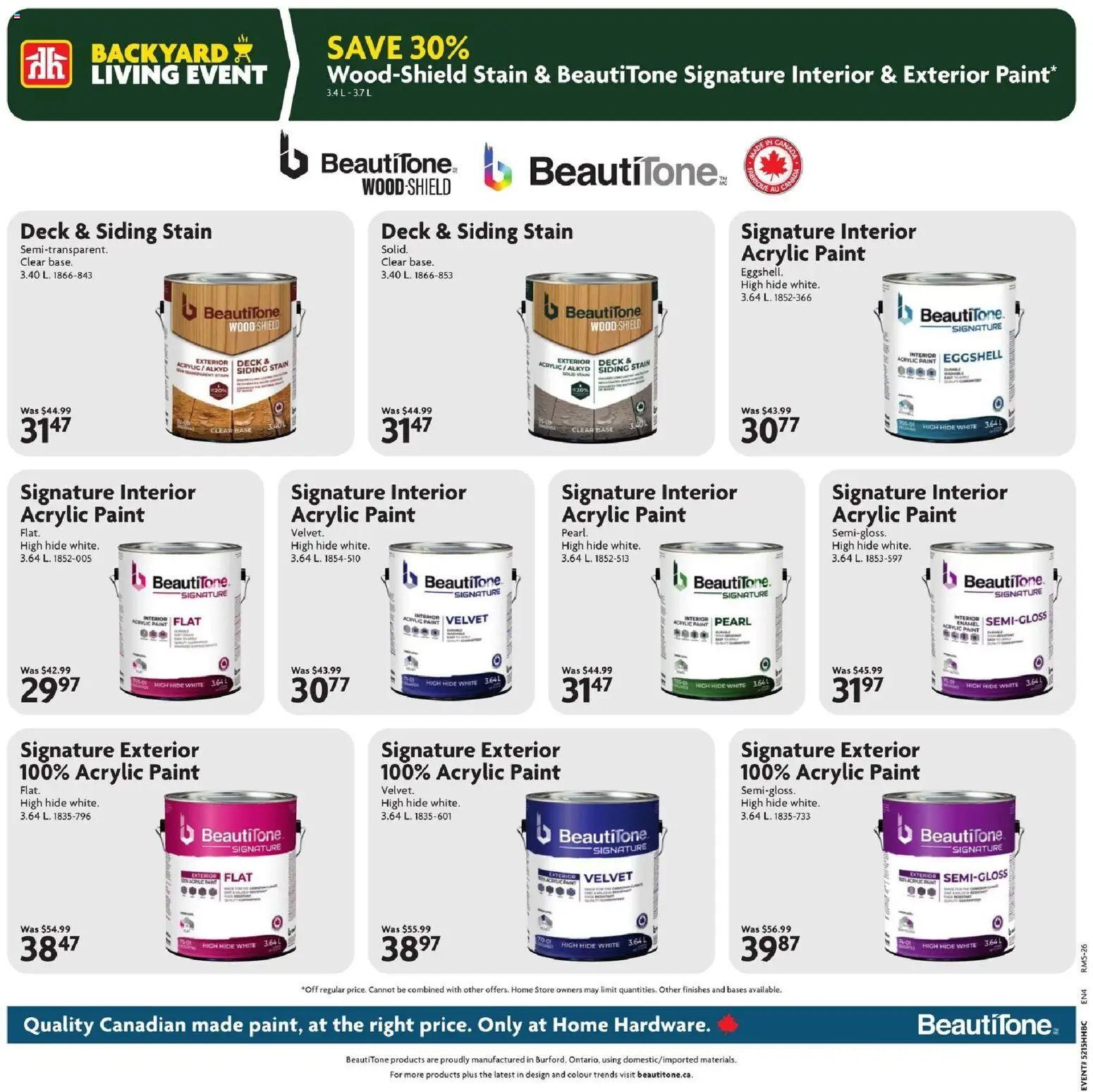Home Hardware Flyer from Apr 23, 2026 - Unlock Huge Savings | Canada