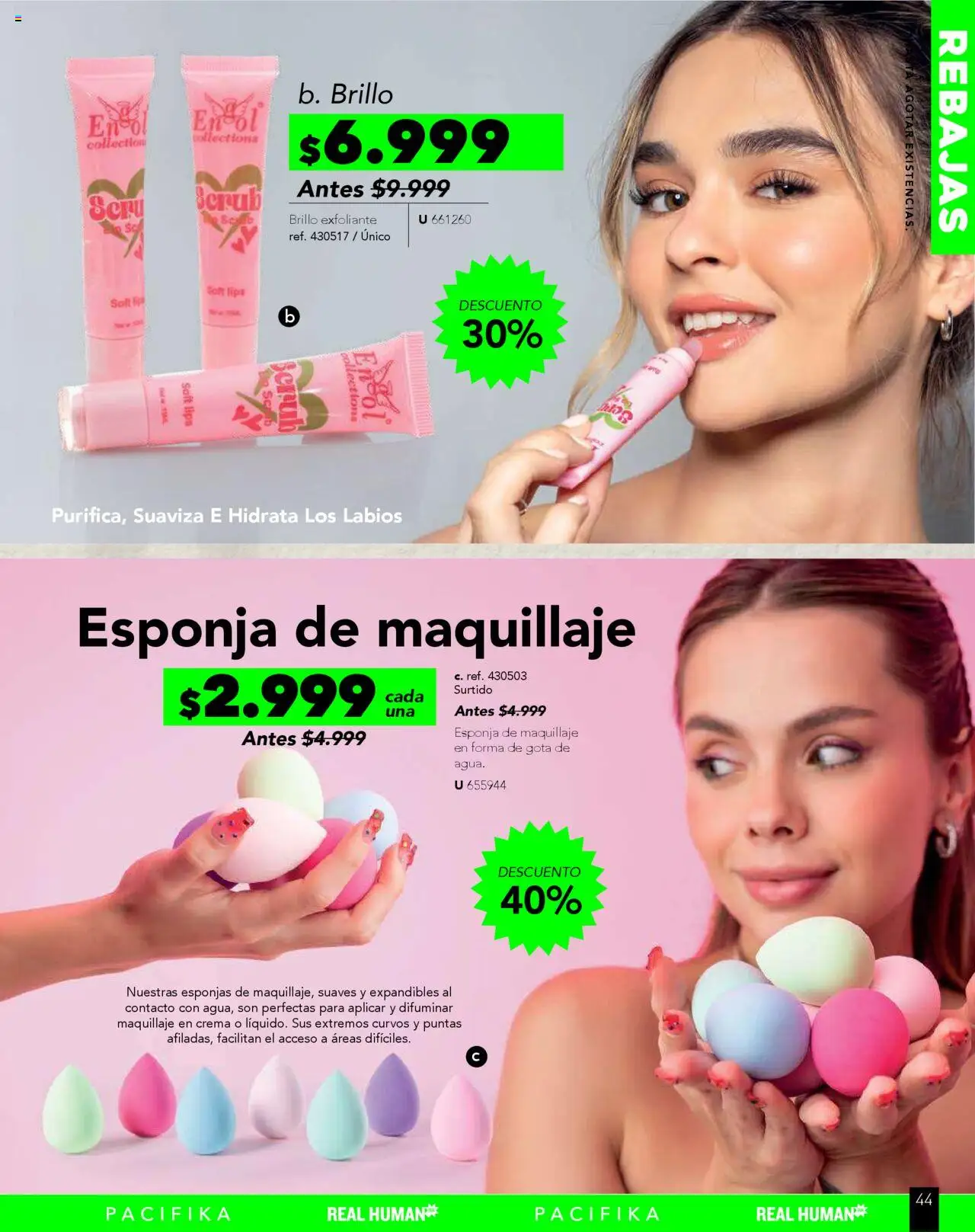 Pacifika revista - valida desde el 16.06.2025 | Página: 223 | Productos: Esponja, Crema, Maquillaje, Esponja de maquillaje