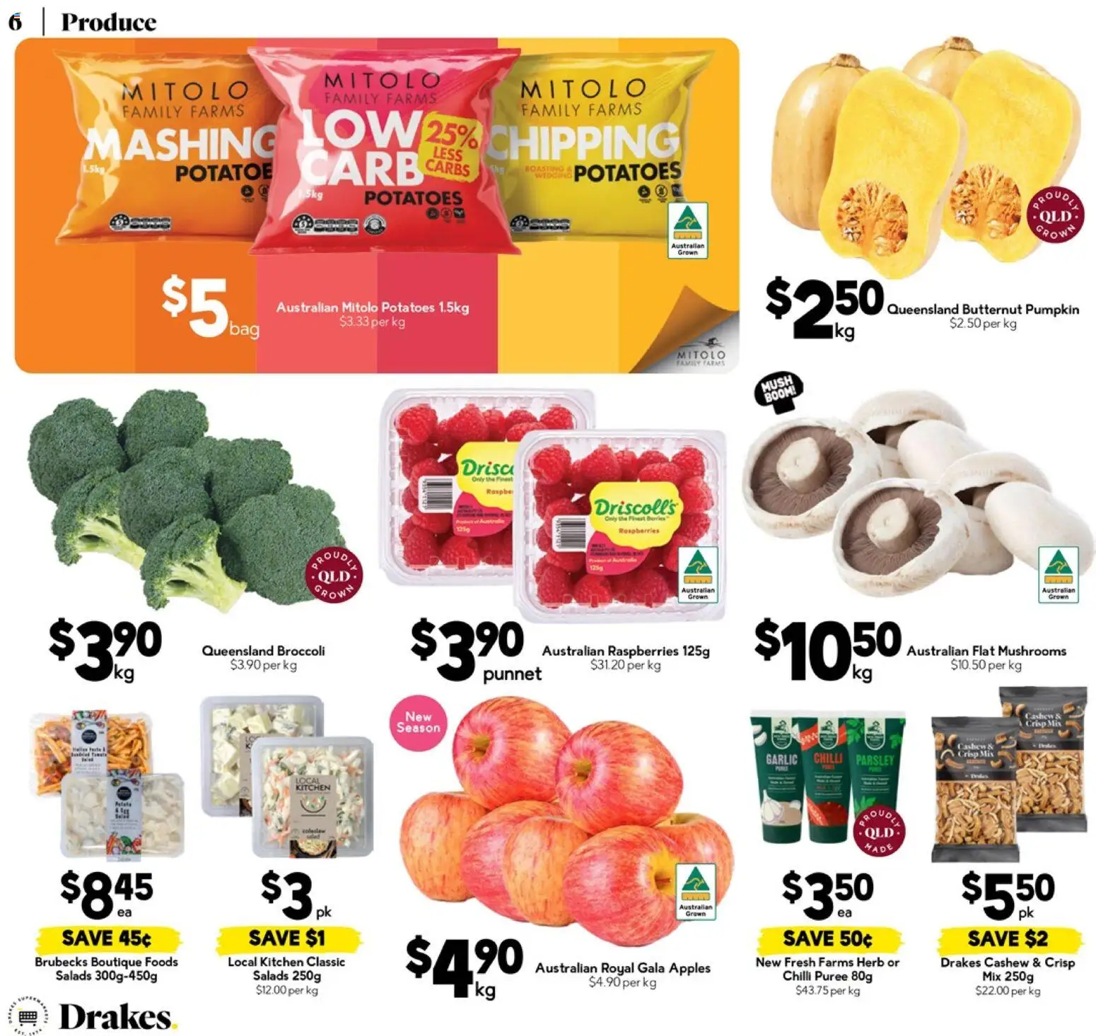 Drakes catalogue - valid from 22.04.2026 | Page: 6 | Products: Herb, Potatoes, Pumpkin, Parsley