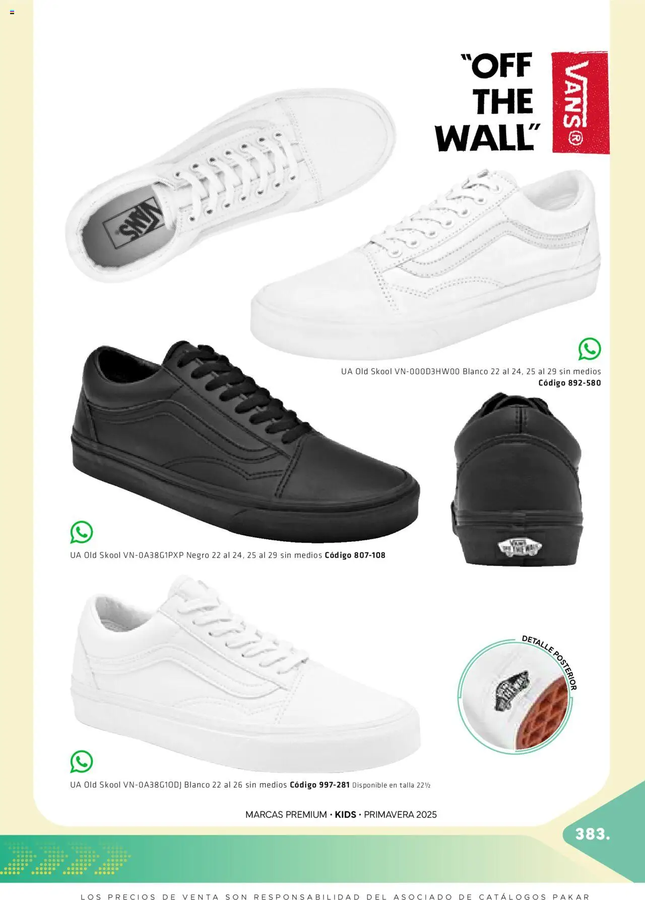 Nuevas ofertas de SC Pakar válidas en toda la República Mexicana desde el 28.02.2025. ¡Encuentra las mejores ofertas en SC Pakar catálogo Premium - Kids! | Página: 383