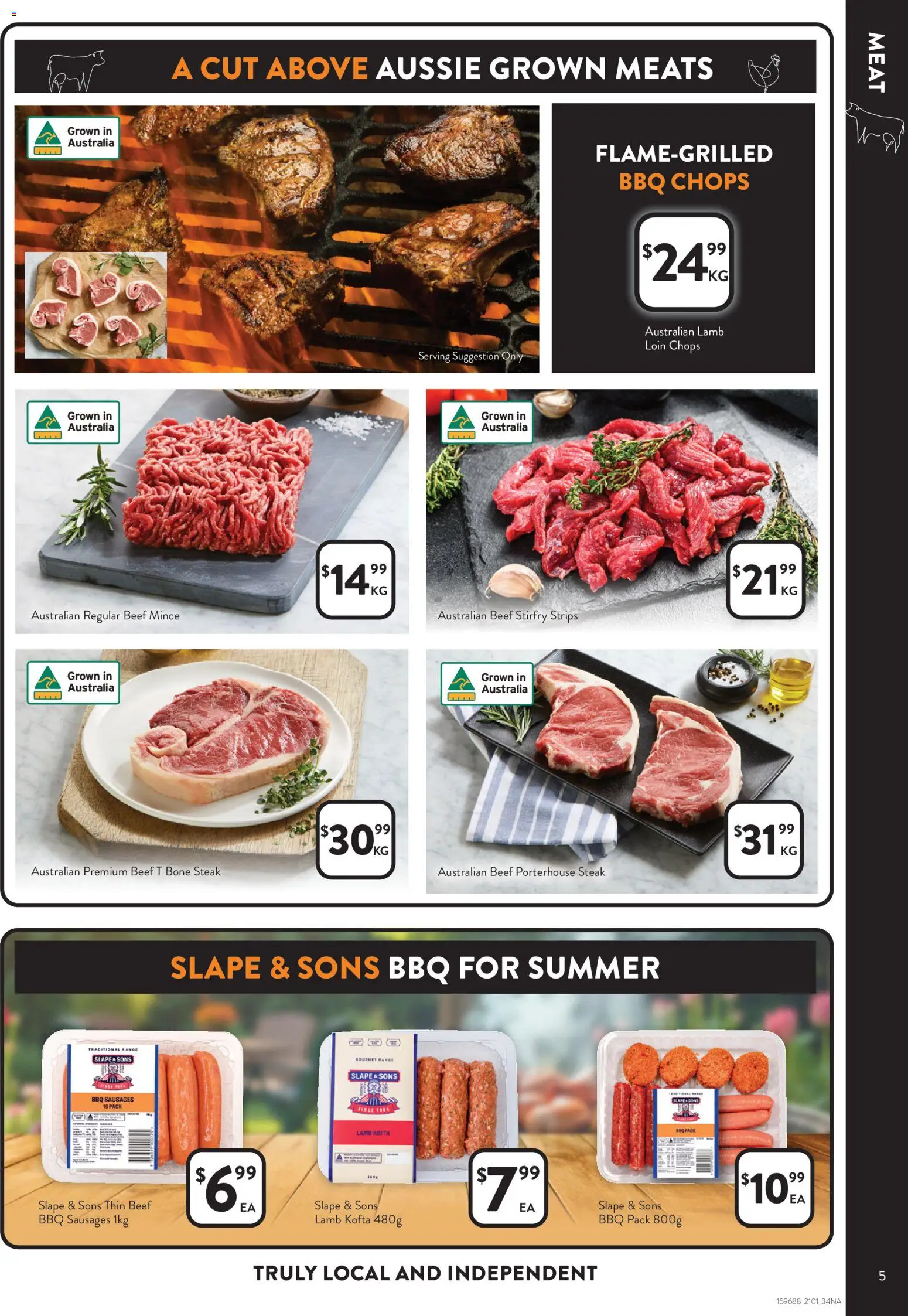 Foodworks catalogue - valid from 14.01.2026 | Page: 5 | Products: Lamb, Beef, Meat, Steak