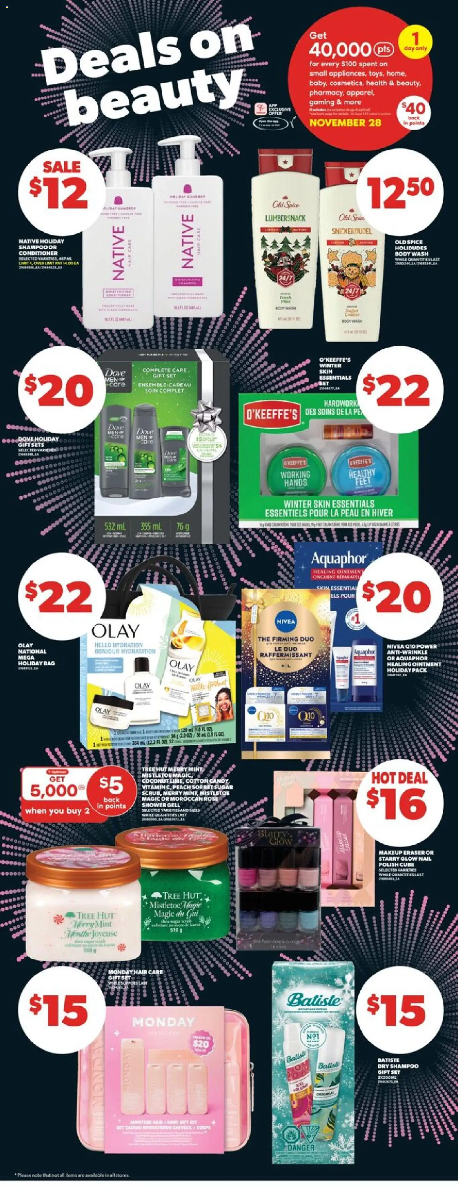 Real Canadian Superstore flyer valid from 27.11.2025 | Page: 29 | Products: Bag, Nail polish, Shampoo, Conditioner