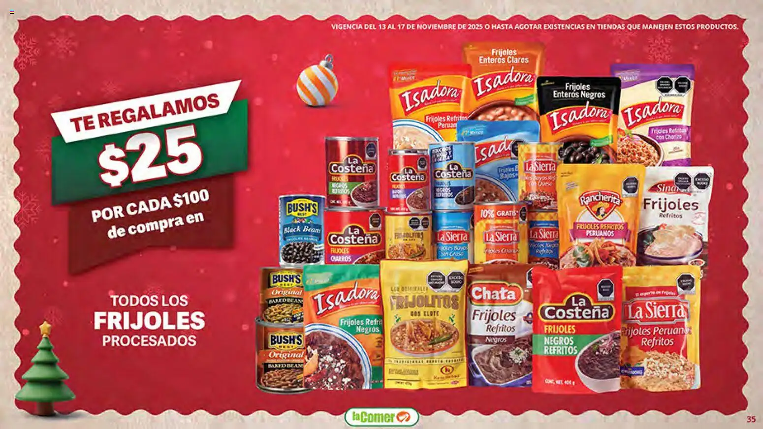 Nuevas ofertas de La Comer válidas en toda la República Mexicana desde el 13.11.2025. ¡Encuentra las mejores ofertas en La Comer Buen Fin ! | Página: 35 | Productos: Sierra, Té