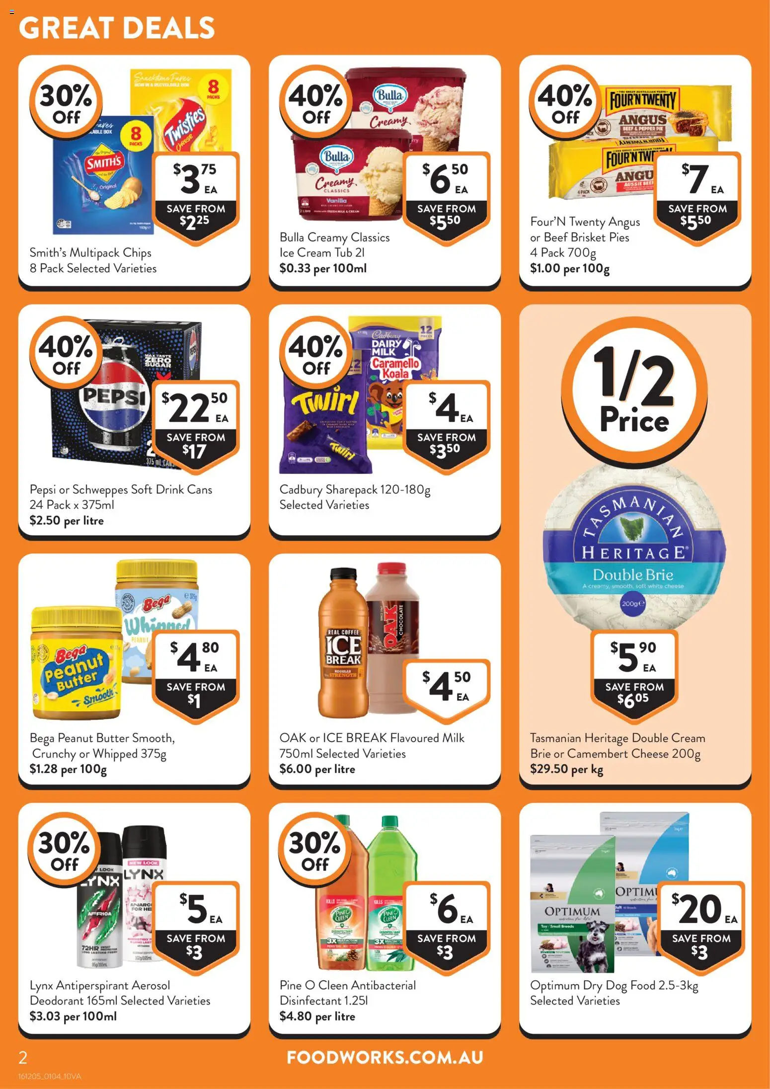 Foodworks catalogue - valid from 01.04.2026 | Page: 2 | Products: Box, Ice cream, Pepper, Pies