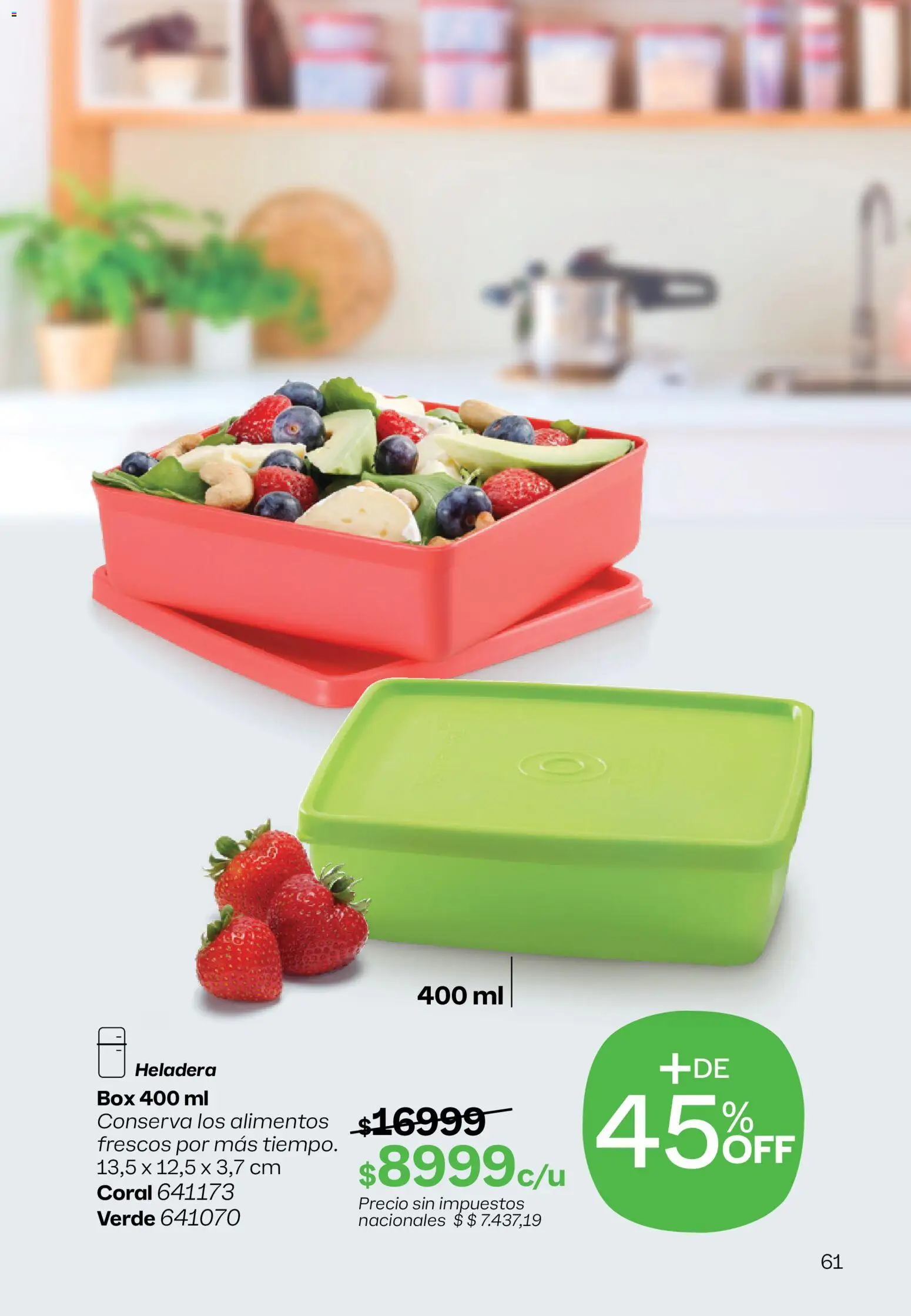 Tupperware Black Friday │ válido desde el 27.11.2025 | Página: 62 | Productos: Heladera