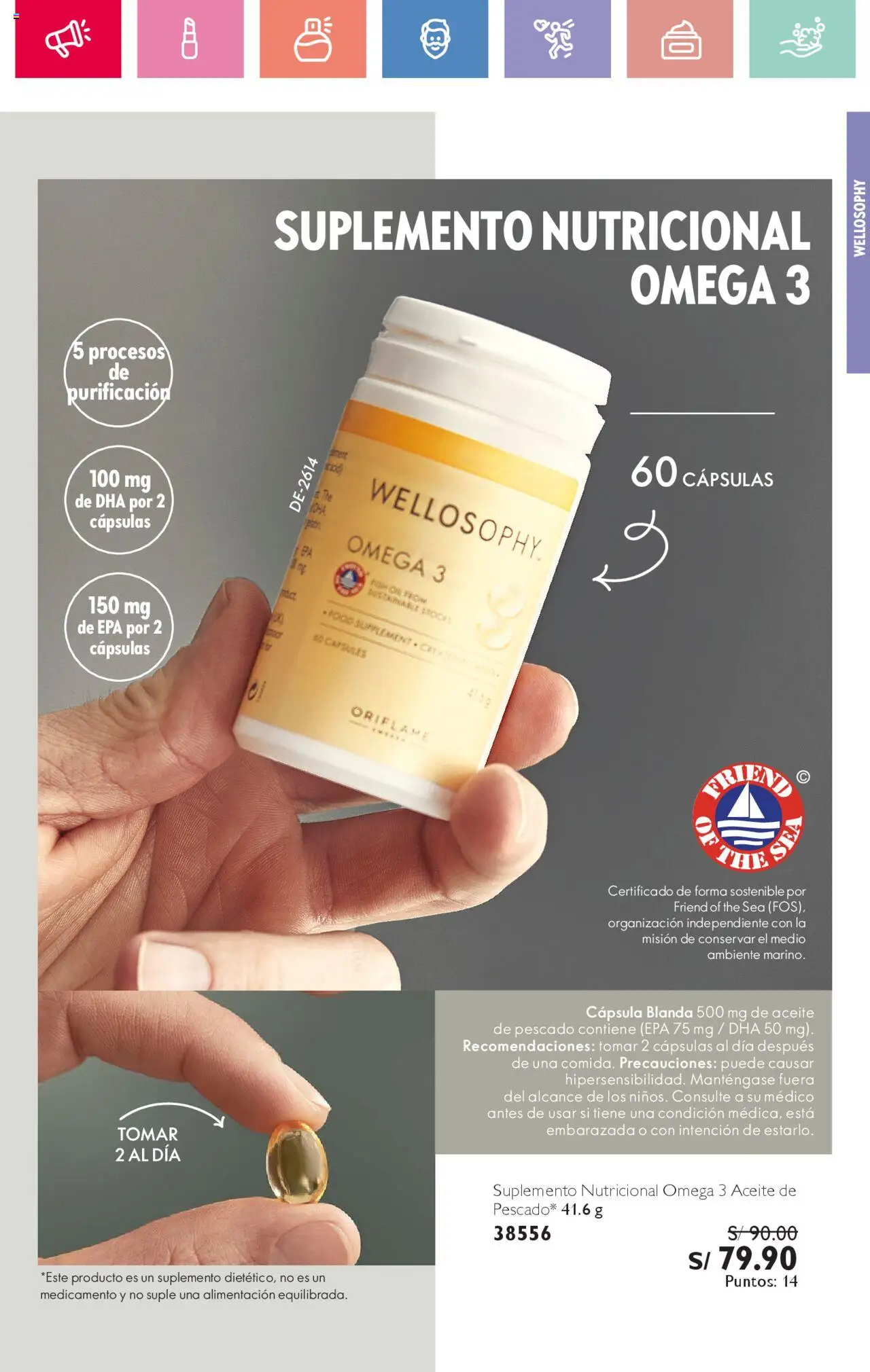 Catálogo Oriflame válido desde 23.08.2025 | Página: 93 | Productos: Aceite, Pescado