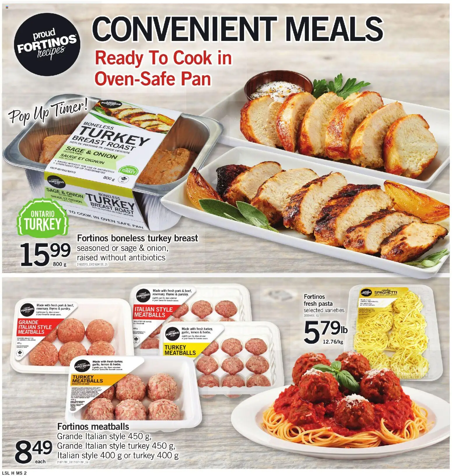 Loblaws flyer valid from 22.01.2026 | Page: 4 | Products: Pasta, Turkey, Oven, Pork
