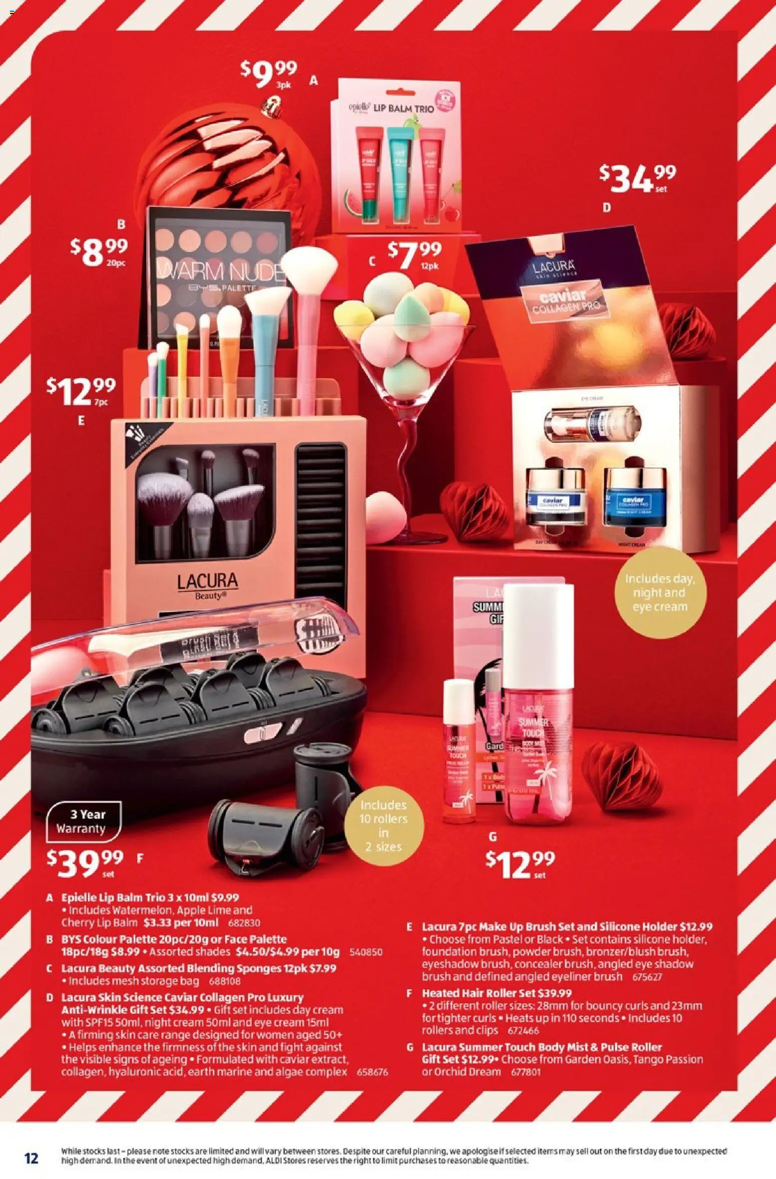 Aldi catalogue - valid from 03.12.2025 | Page: 12 | Products: Brush, Eyeliner, Cream, Face palette