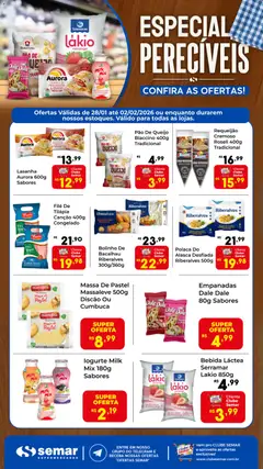 Semar Supermercado - Ofertas Especial Perecíveis - Pré-Visualização do folheto da loja Semar Supermercado, válido de 28.01.2026
