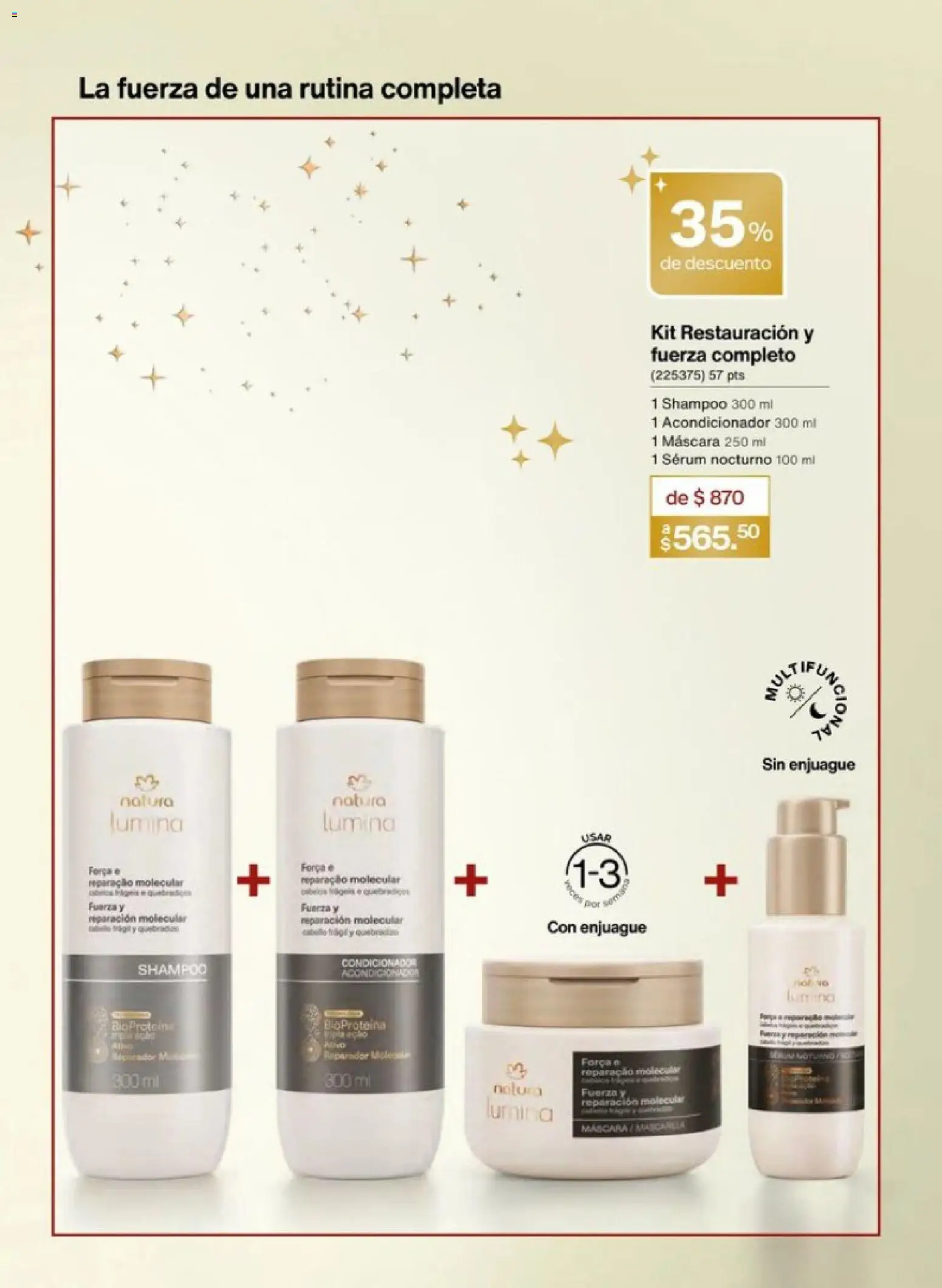 Nuevas ofertas de Natura válidas en toda la República Mexicana desde el 01.12.2025. ¡Encuentra las mejores ofertas en Natura campaña 18 2025! | Página: 154 | Productos: Serum, Máscara, Acondicionador