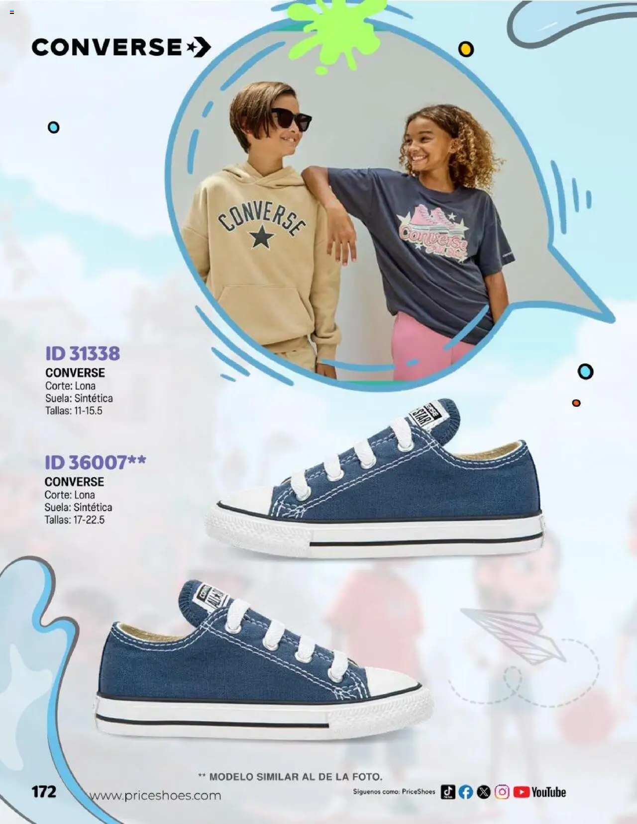Nuevas ofertas de Price Shoes válidas en toda la República Mexicana desde el 23.04.2025. ¡Encuentra las mejores ofertas en Price Shoes catálogo Kids! | Página: 172 | Productos: Lona