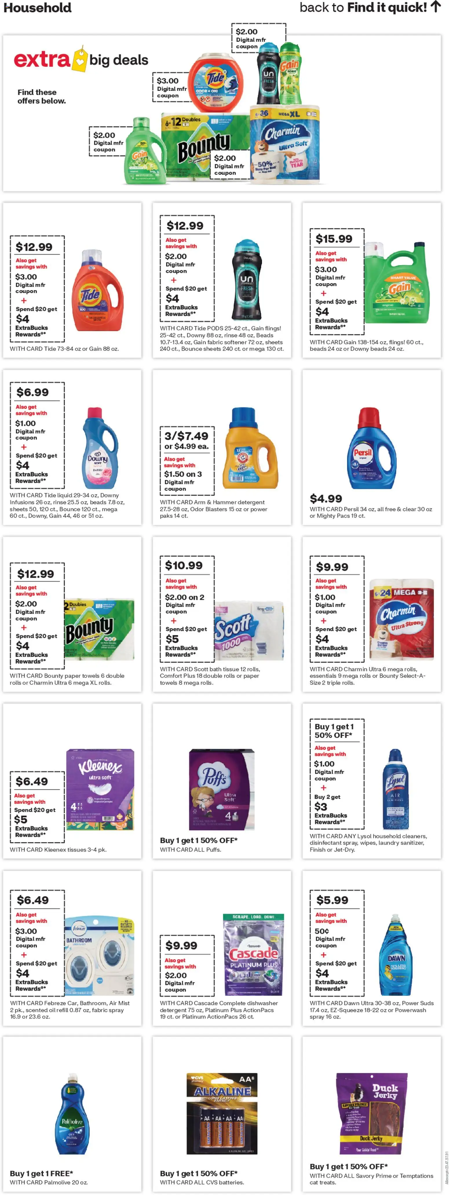 CVS Pharmacy Weekly Ad - NJ - valid from 29.03.2026 | Page: 17 | Products: Oil, Fabric softener, Detergent, Dishwasher