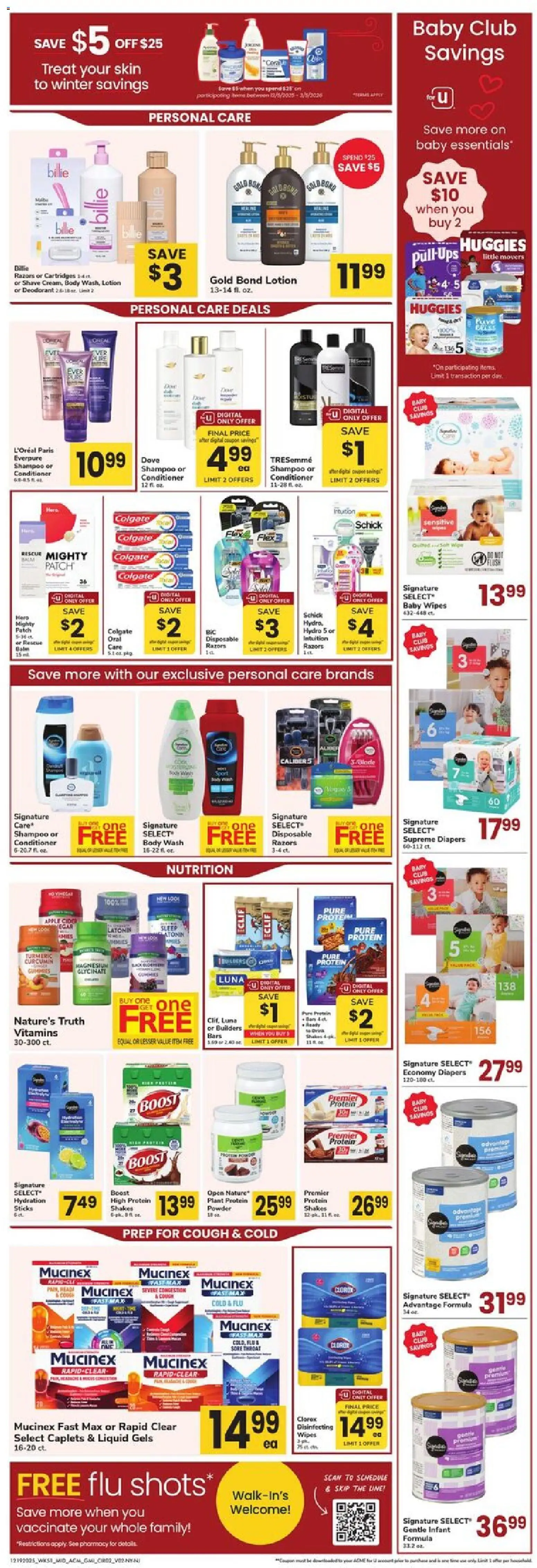 Acme Ad - valid from 19.12.2025 | Page: 2 | Products: Turmeric, Powder, Conditioner, Body Wash