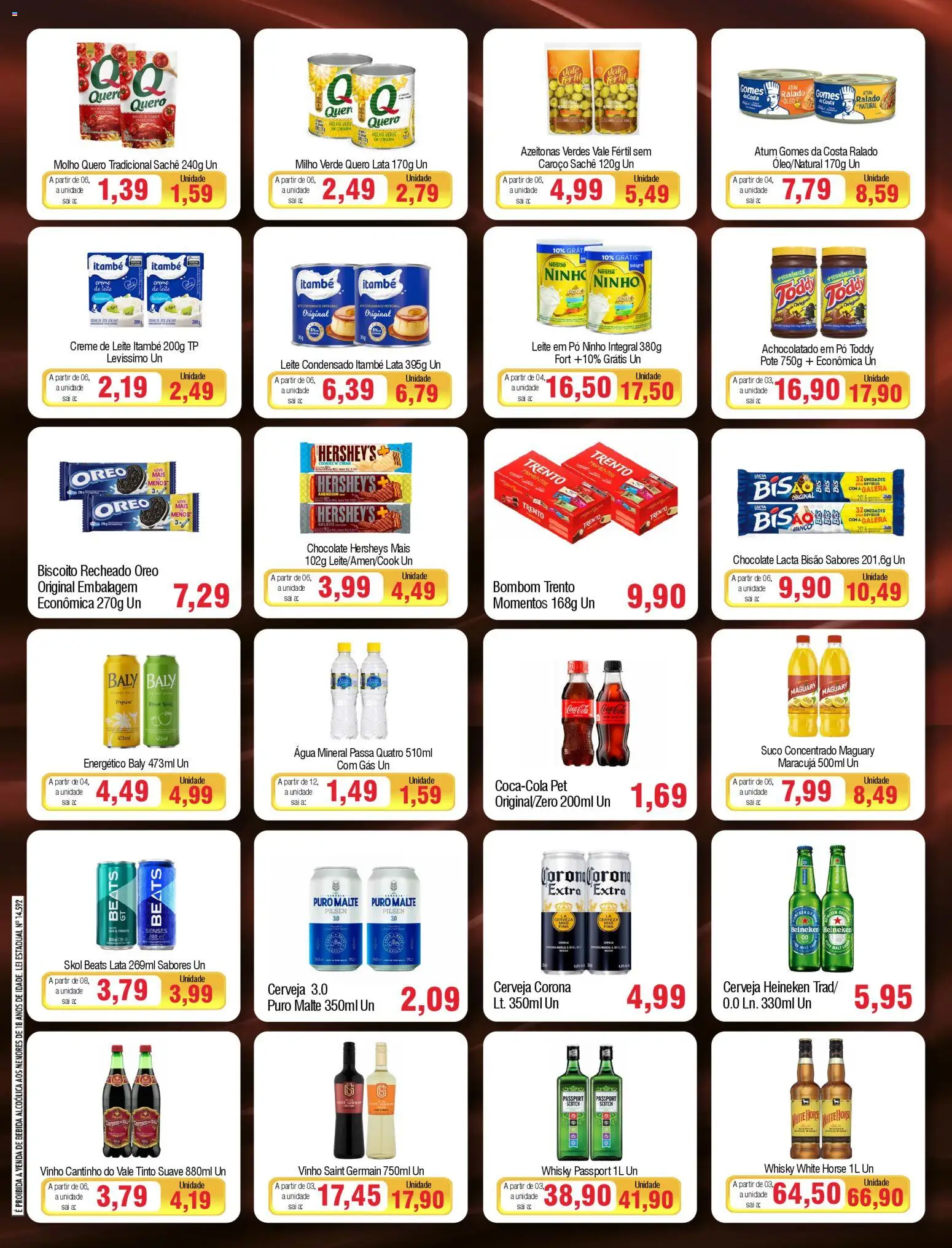 Spani Atacadista Folheto - válido de 24.03.2026 | Página: 3 | Produtos: Óleo, Saia, Creme de leite, Biscoito recheado