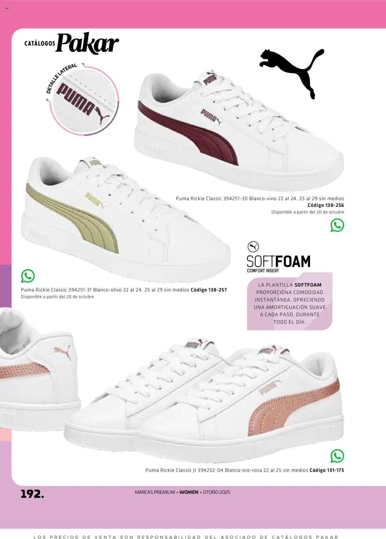 Nuevas ofertas de SC Pakar válidas en toda la República Mexicana desde el 29.08.2025. ¡Encuentra las mejores ofertas en SC Pakar - Catálogo Otoño Women! | Página: 192