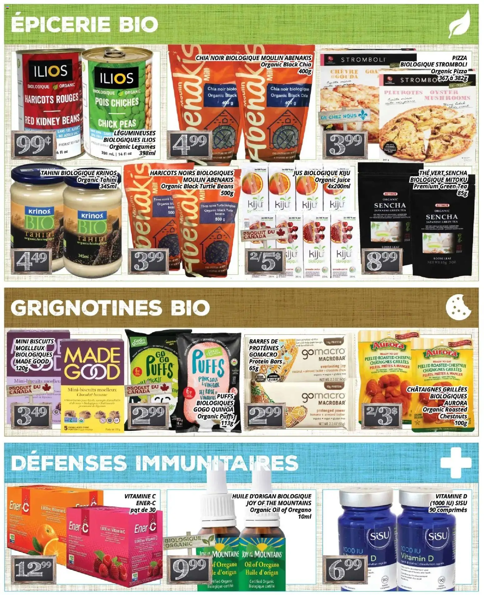 Pa Supermarché flyer valid from 27.10.2025 | Page: 2 | Products: Tea, Chocolate, Pizza, Juice