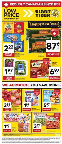Preview of Giant Tiger Weekly Flyer from shop Giant Tiger valid from 31.12.2025