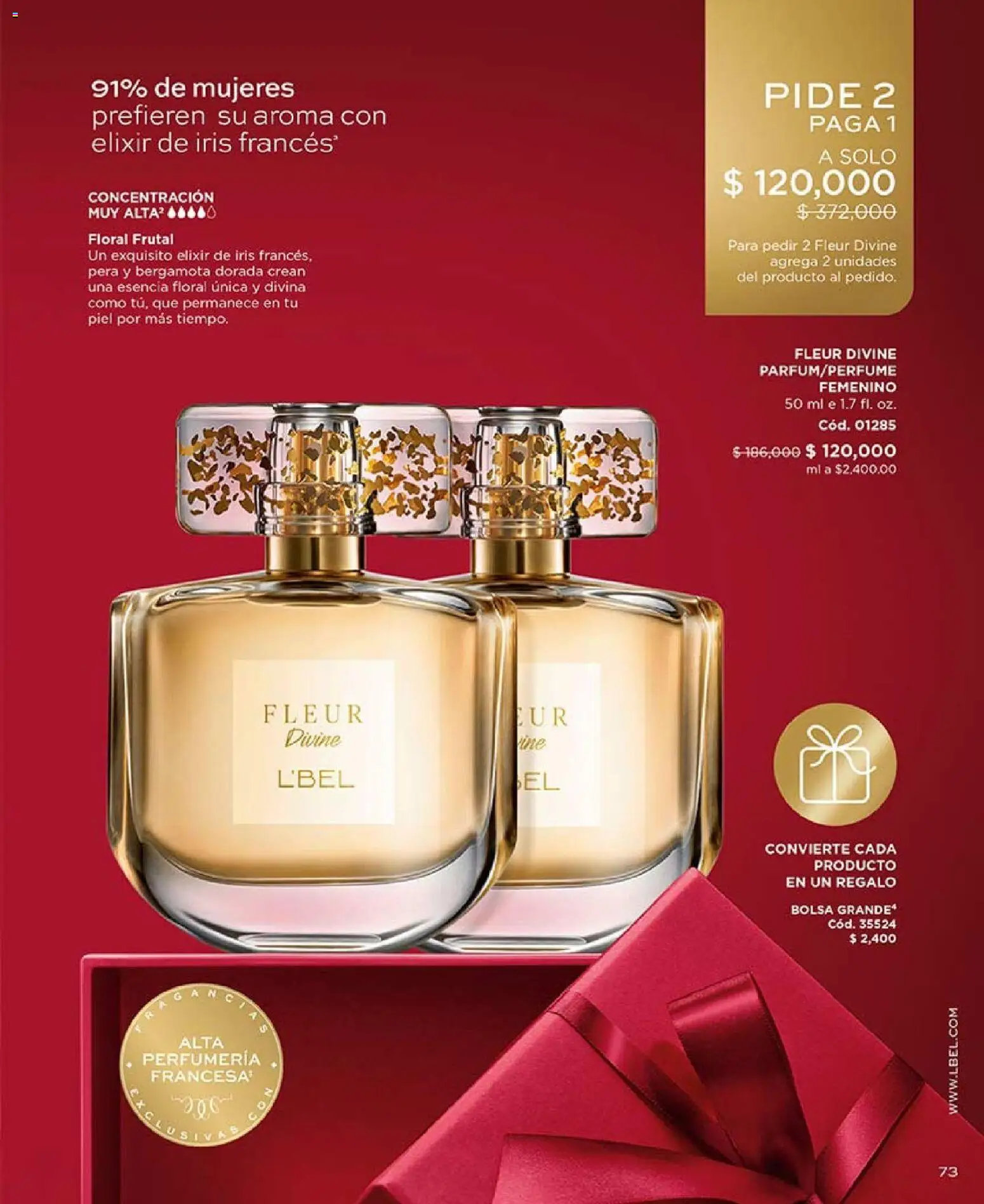 L'Bel revista - valida desde el 03.11.2025 | Página: 73 | Productos: Bolsa, Pera