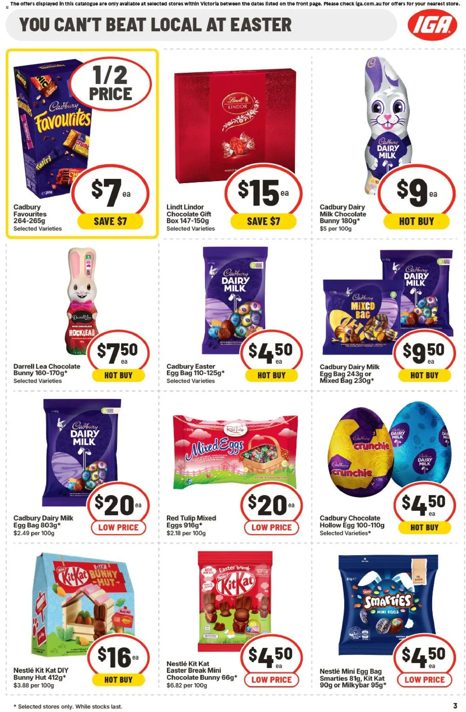 IGA catalogue - valid from 25.02.2026 | Page: 8 | Products: Milk, Chocolate, Clip, Bag